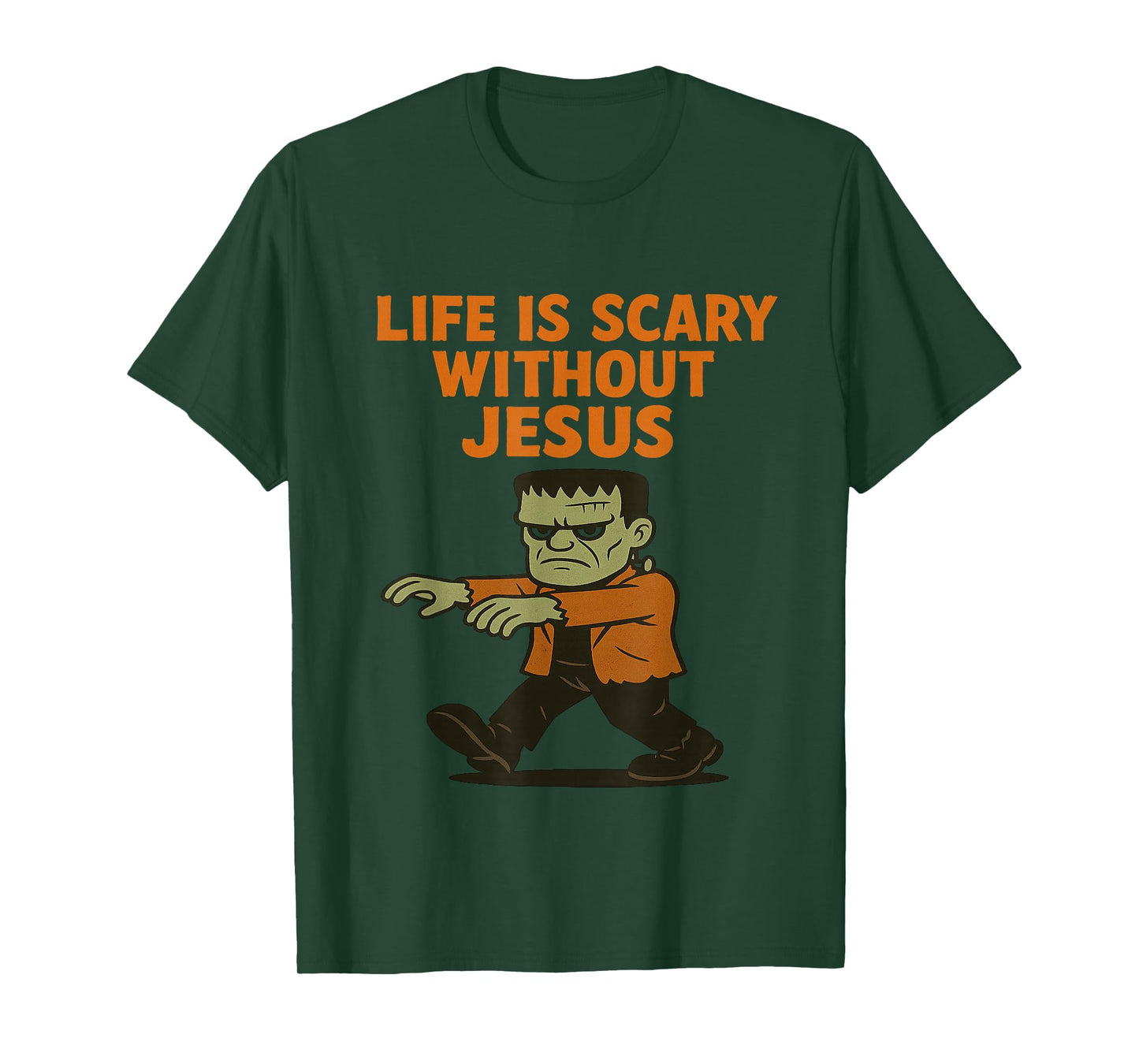 Frankenstein Christian Jesus Halloween T-Shirt