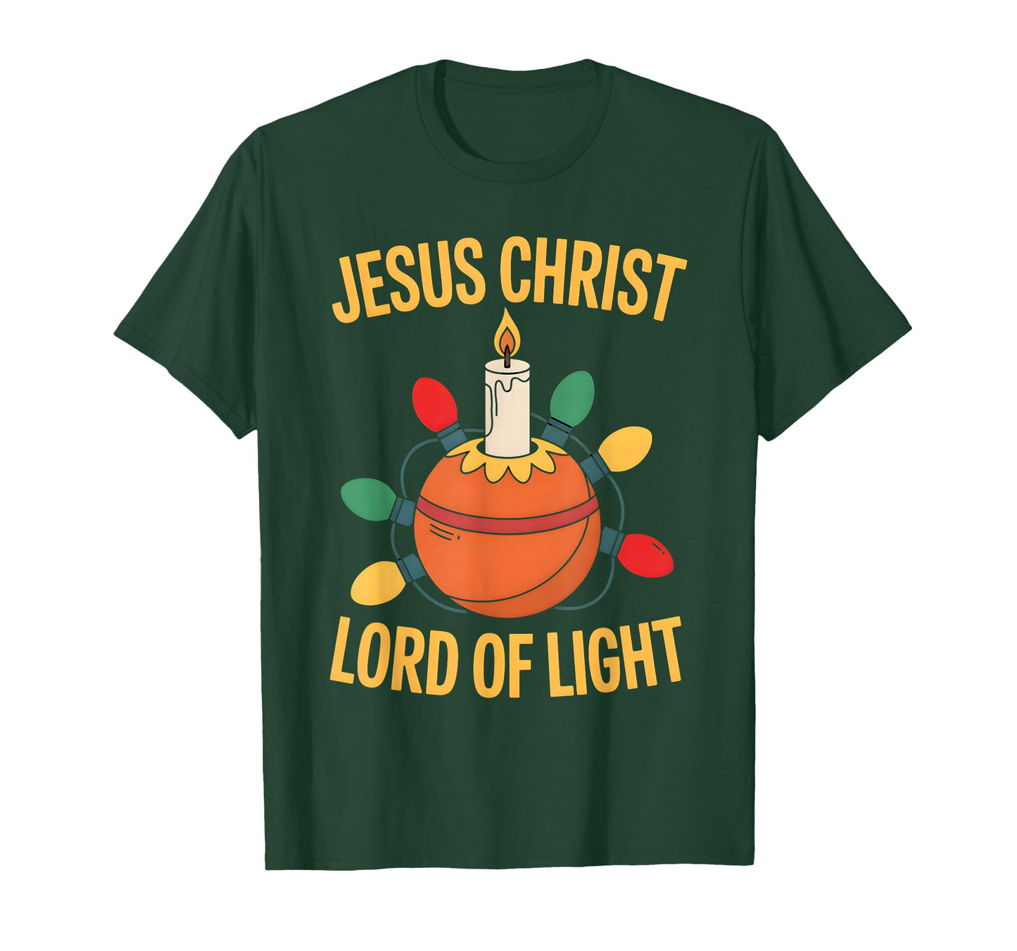 Christingle Christmas Christian Jesus Christ Lord Of Light T-Shirt
