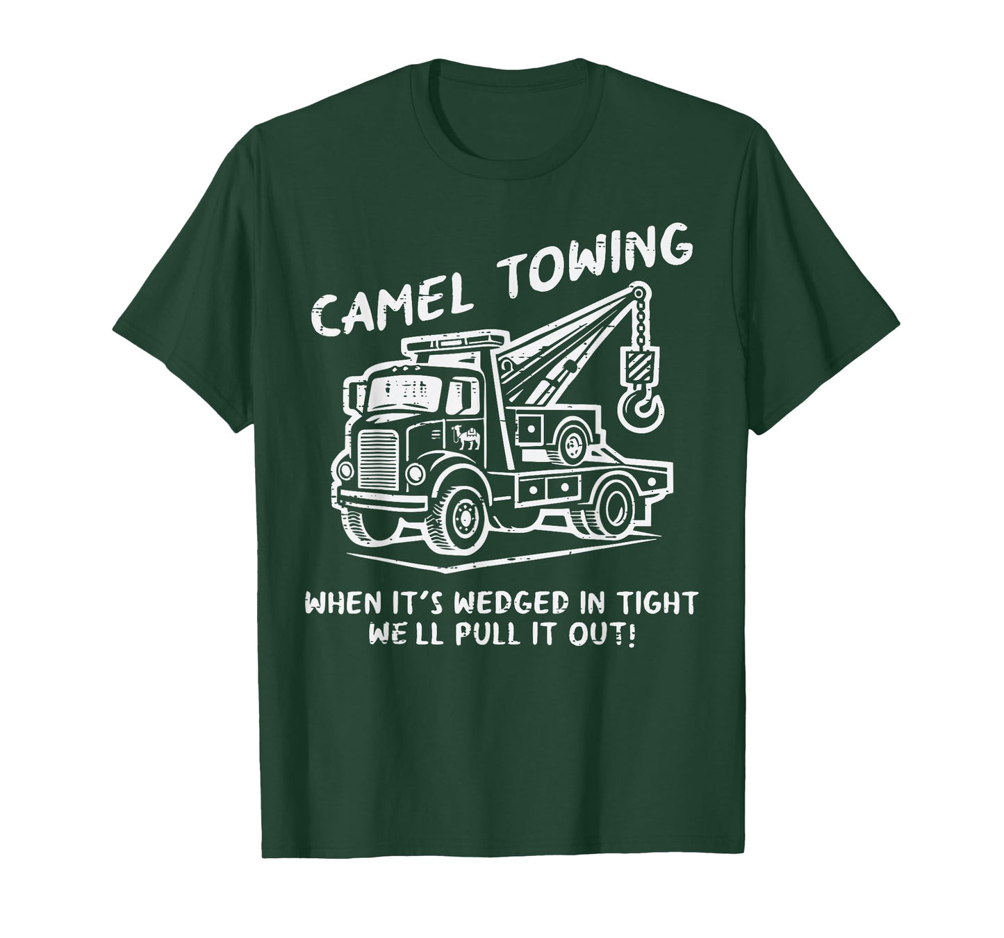 Camel Towing Funny Inappropriate Cringe Adult Humor Joke T-Shirt