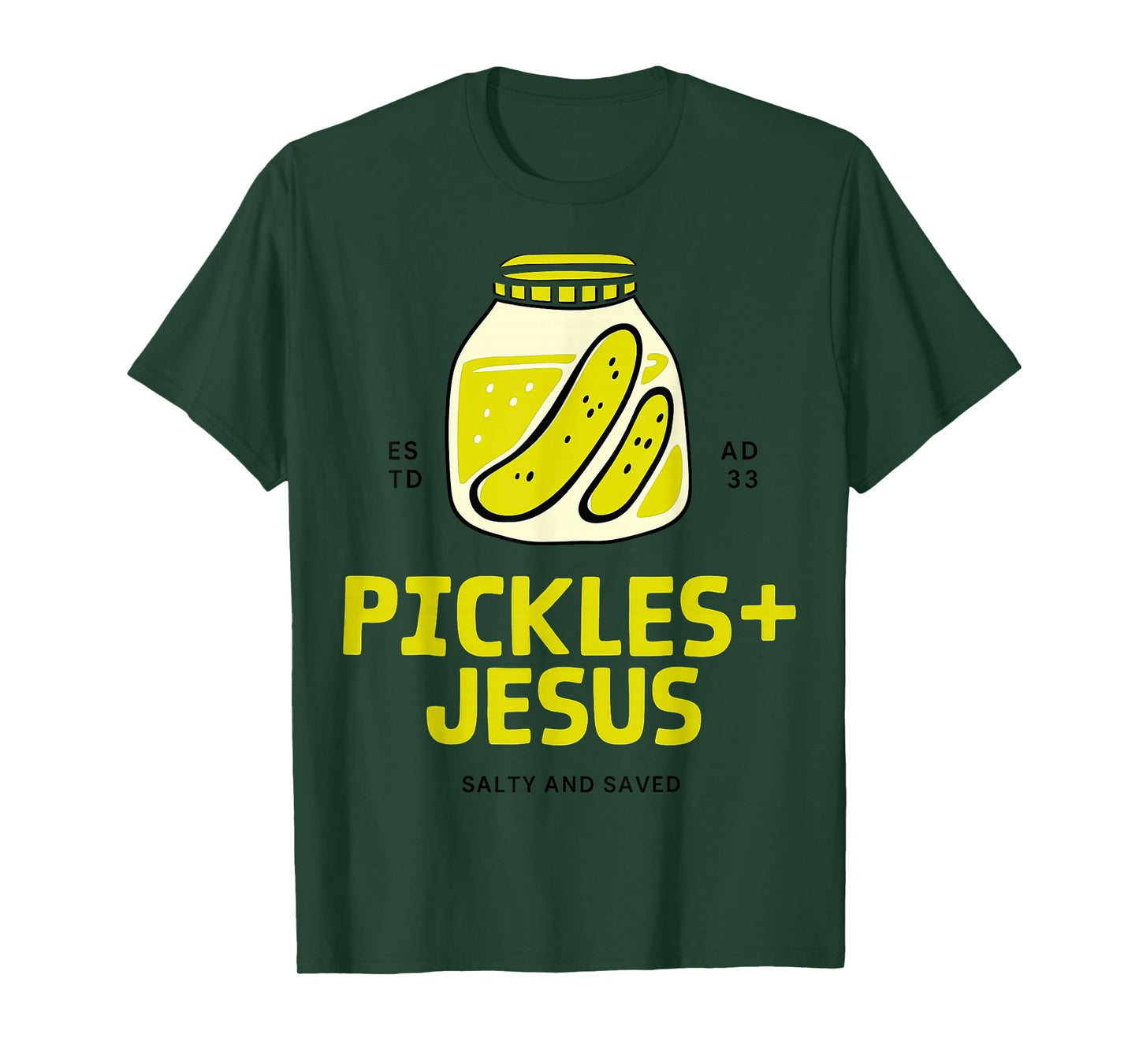 Pickles Jesus Salty And Saved T-Shirt