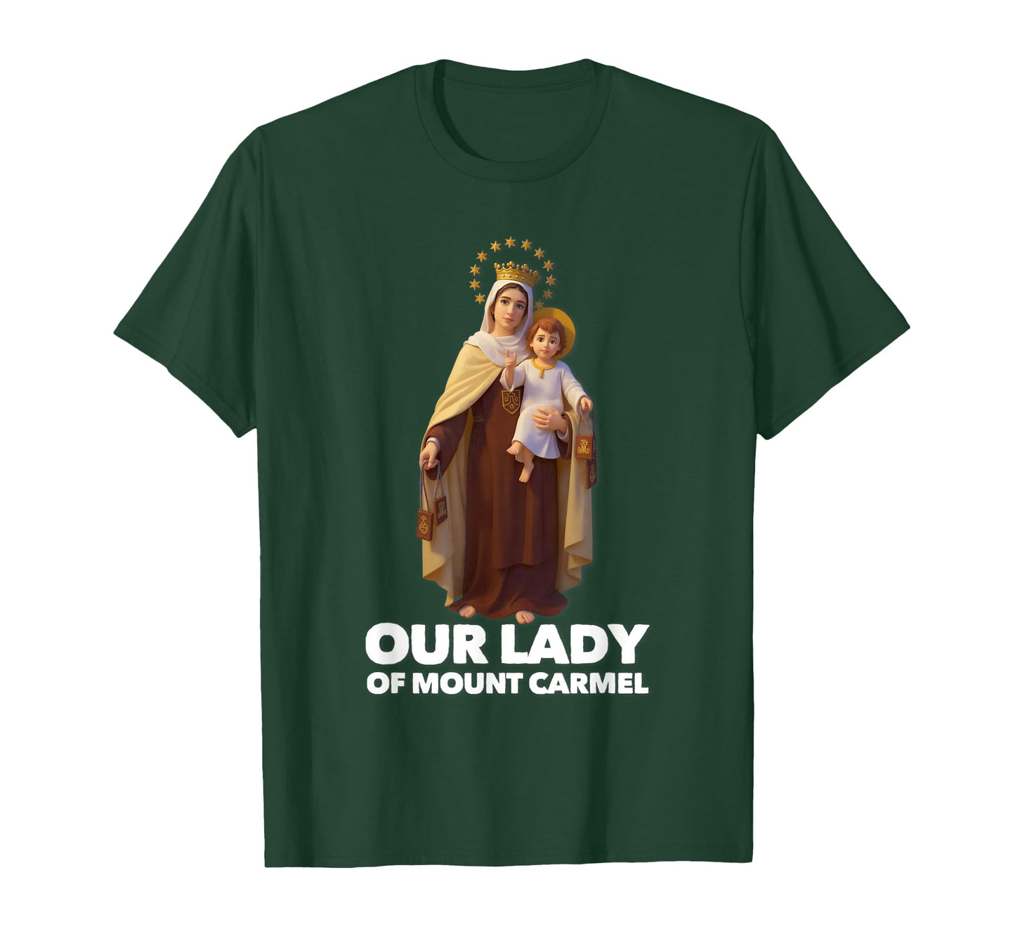 Our Lady of Mount Carmel Marian Catholic T-Shirt