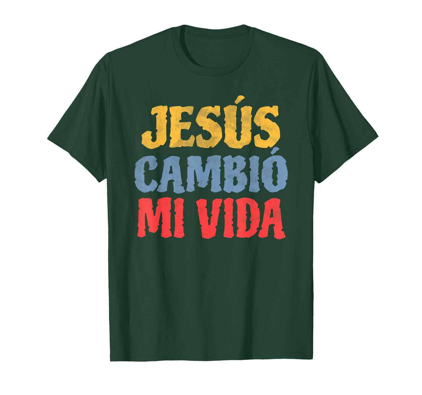 Jesus Cambio Mi Vida Christian Faith Testimony Inspiration T-Shirt