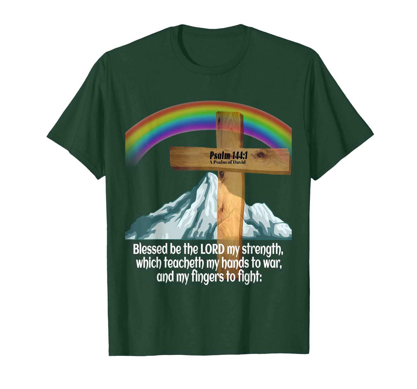 Psalm 144:1, A Psalm of David T-Shirt
