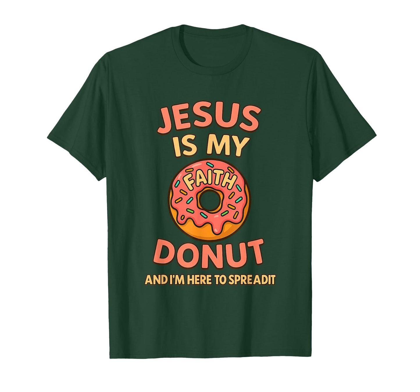 Jesus is My Jam Donut Faith Pray Love Hope Shirt T-Shirt