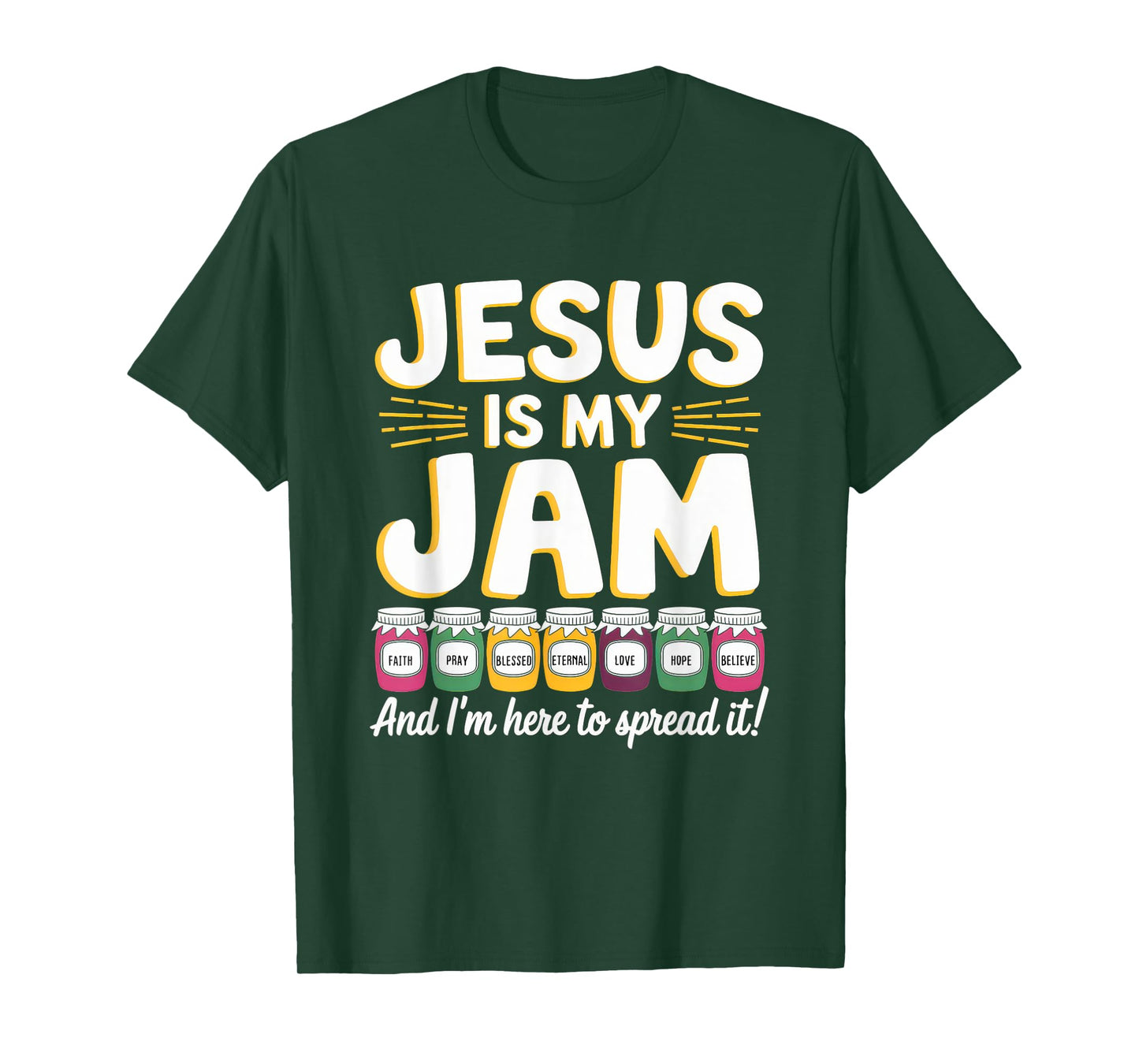 Jesus is My Jam Tshirt Men Women Christian Bible Verse T-Shirt
