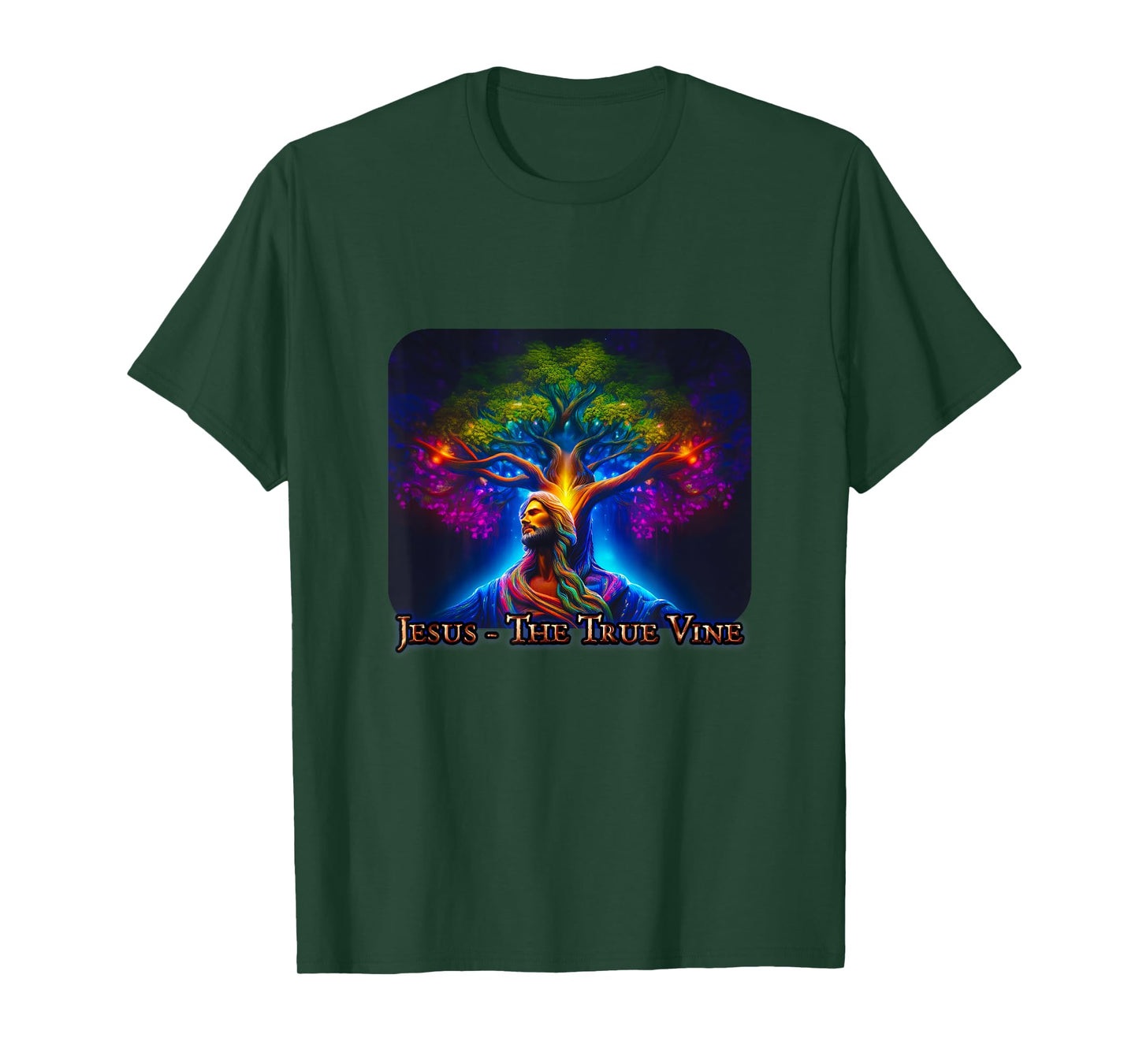 JESUS-THE TRUE VINE | Faith | Christian Scripture-John 15:5 T-Shirt