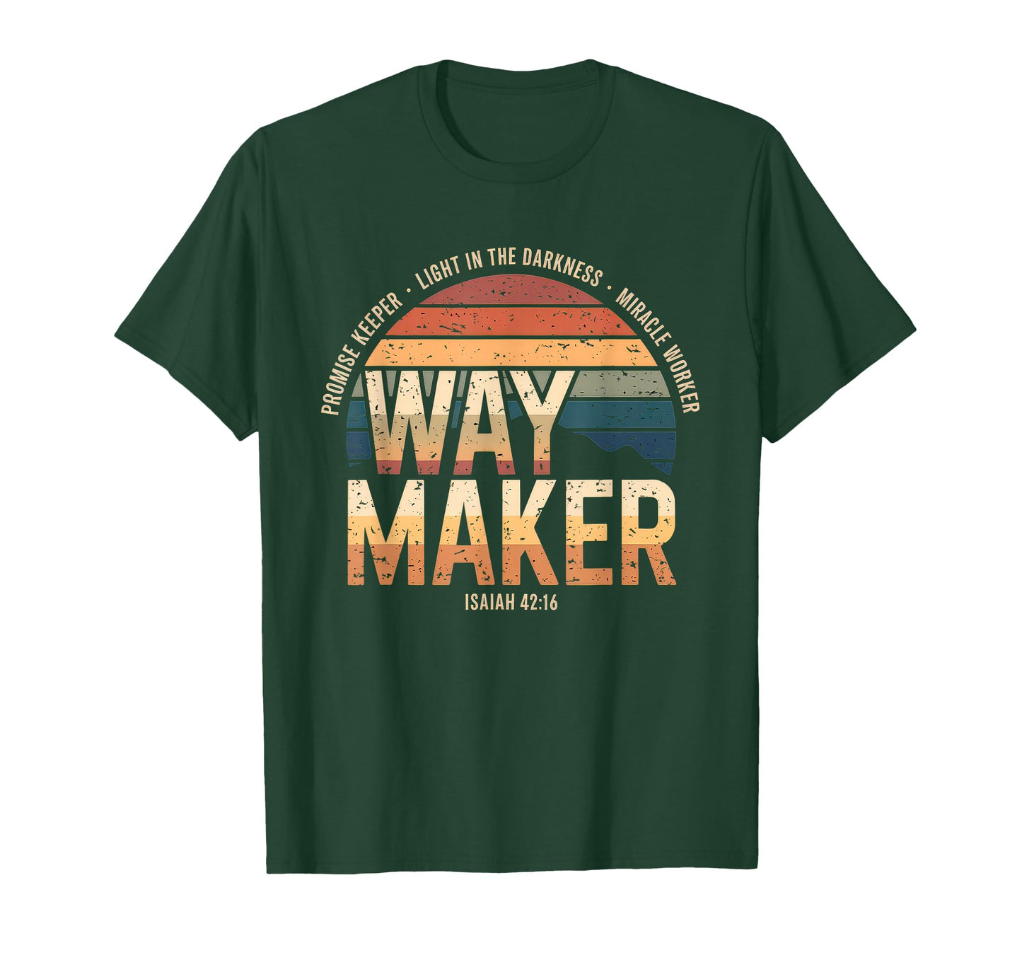Waymaker Tshirt Promise Keeper Miracle Worker God Christian T-Shirt