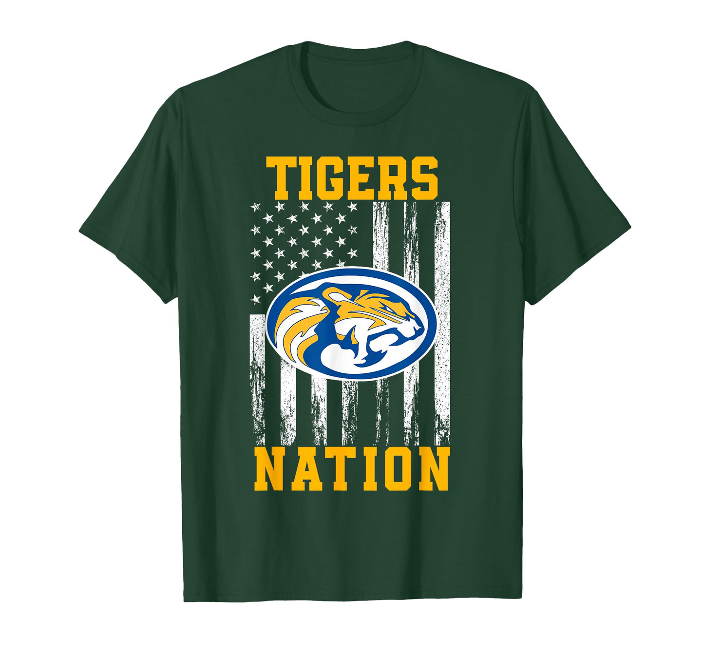 Bland Tigers Logo Nation HS T-Shirt