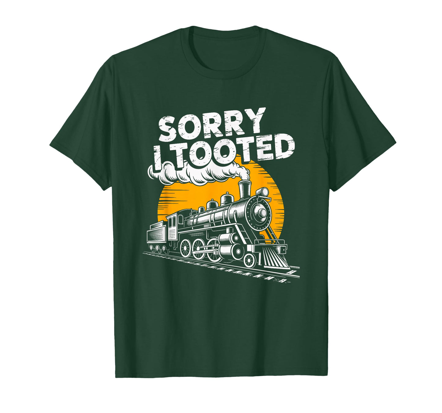 Sorry I Tooted Train Lovers Jazz Musician Humor T-Shirt