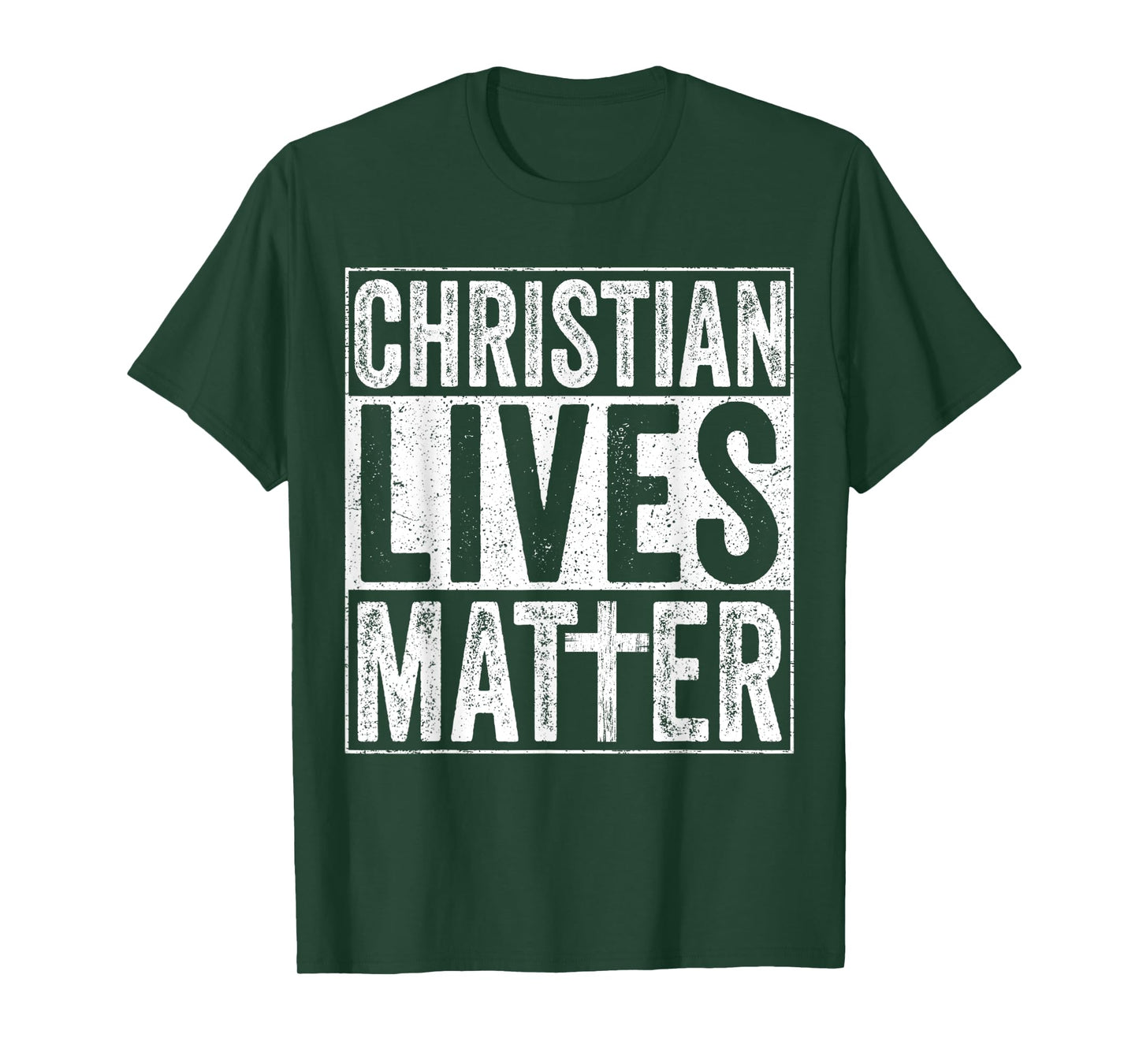 Christian Lives Matter Jesus Cross Faith Christ T-Shirt