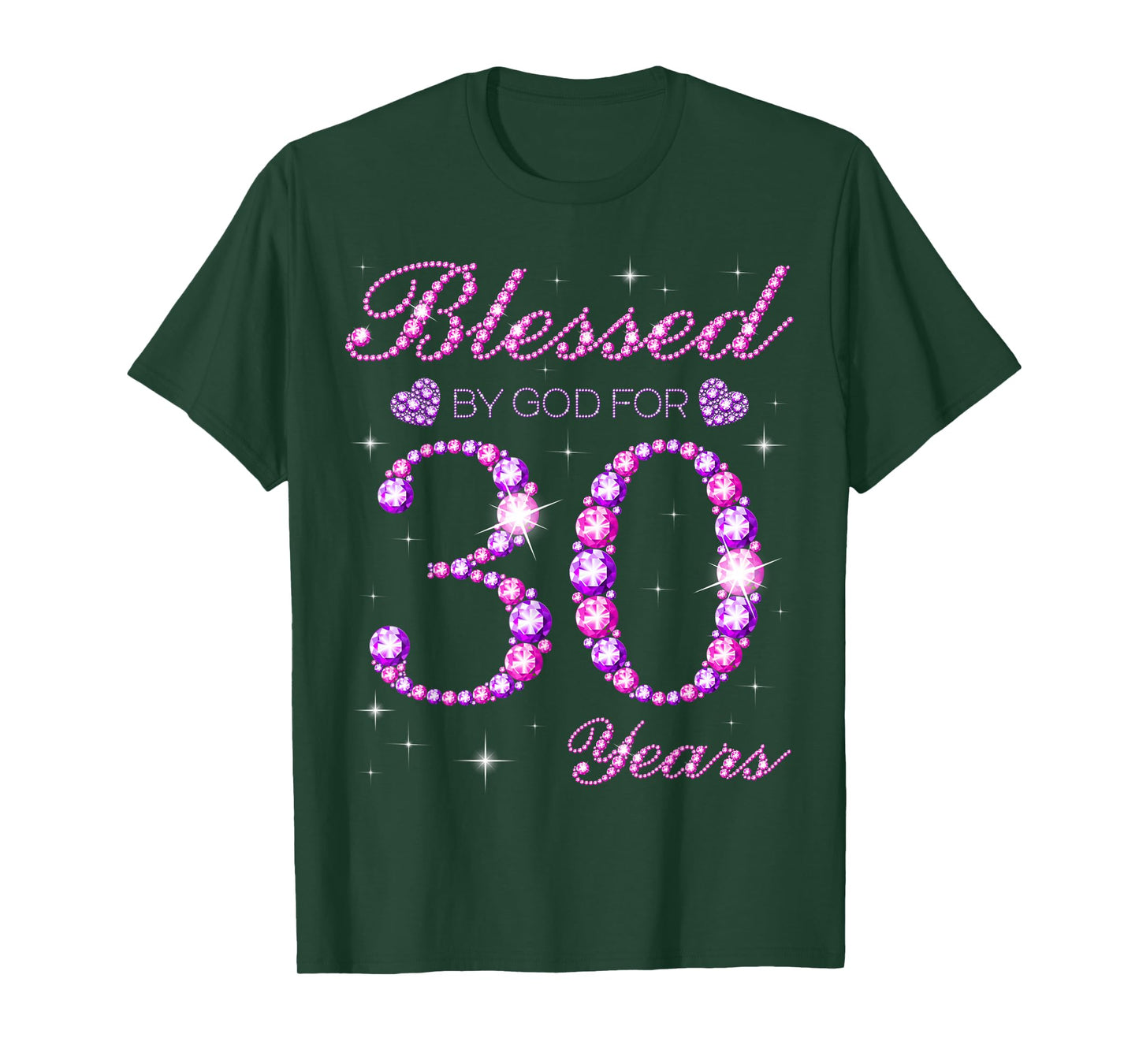 Blessed by God for 30 Years Old 30th Birthday Party T-Shirt