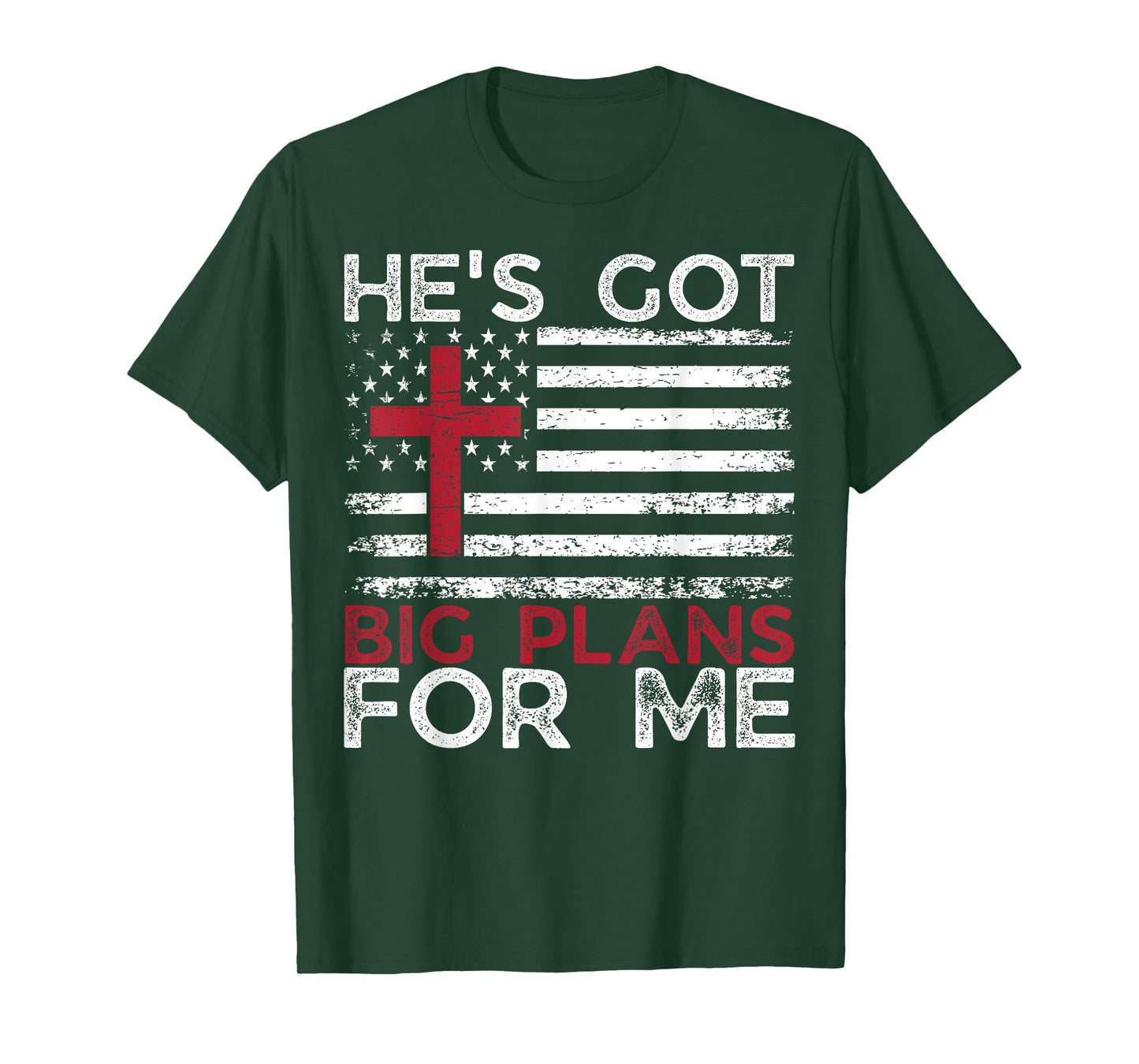 He's Got Big-Plans For Me Christian Children Bible Verse T-Shirt