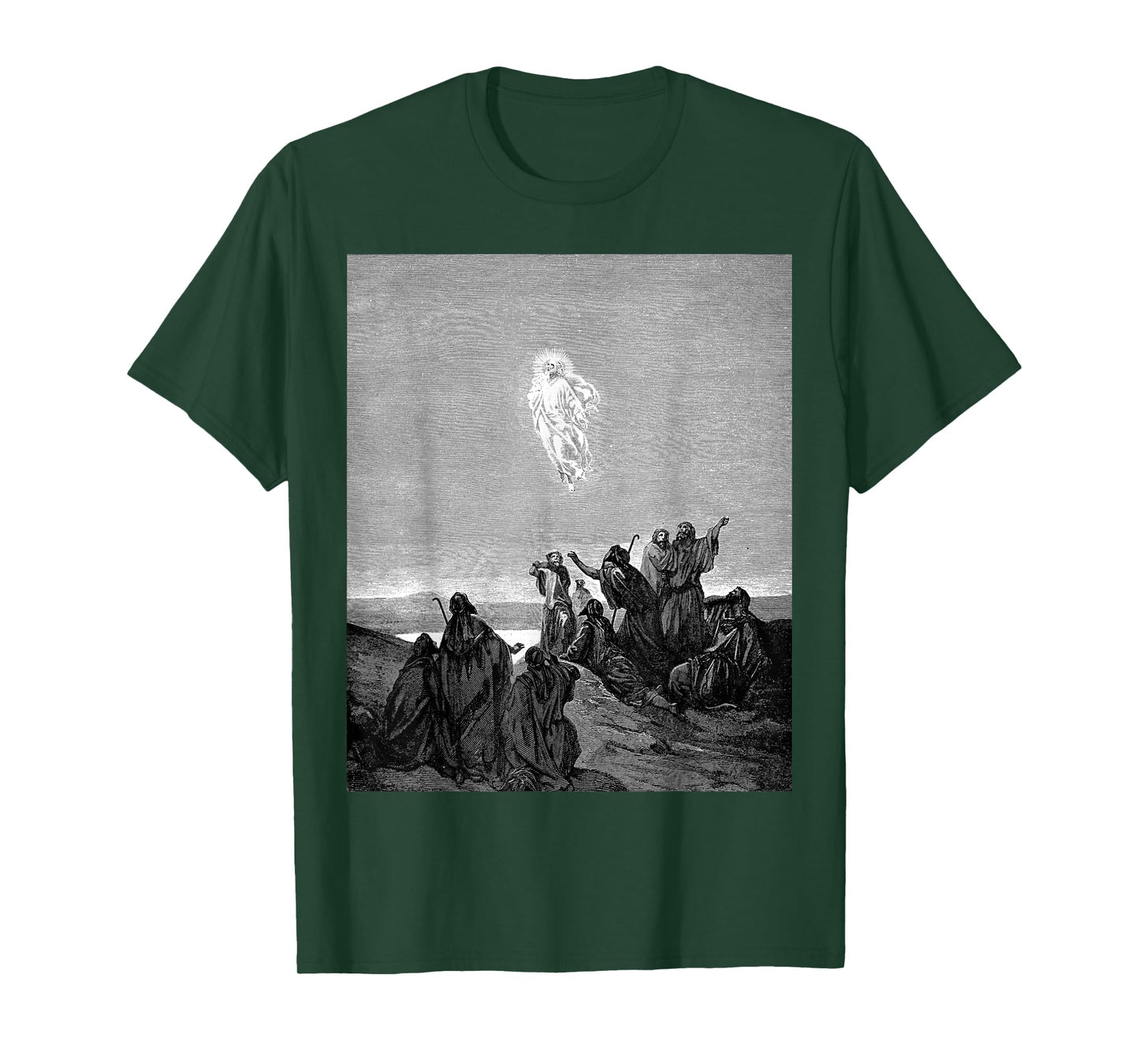 The Ascension of Christ Gustave Dore Religious Biblical Art T-Shirt