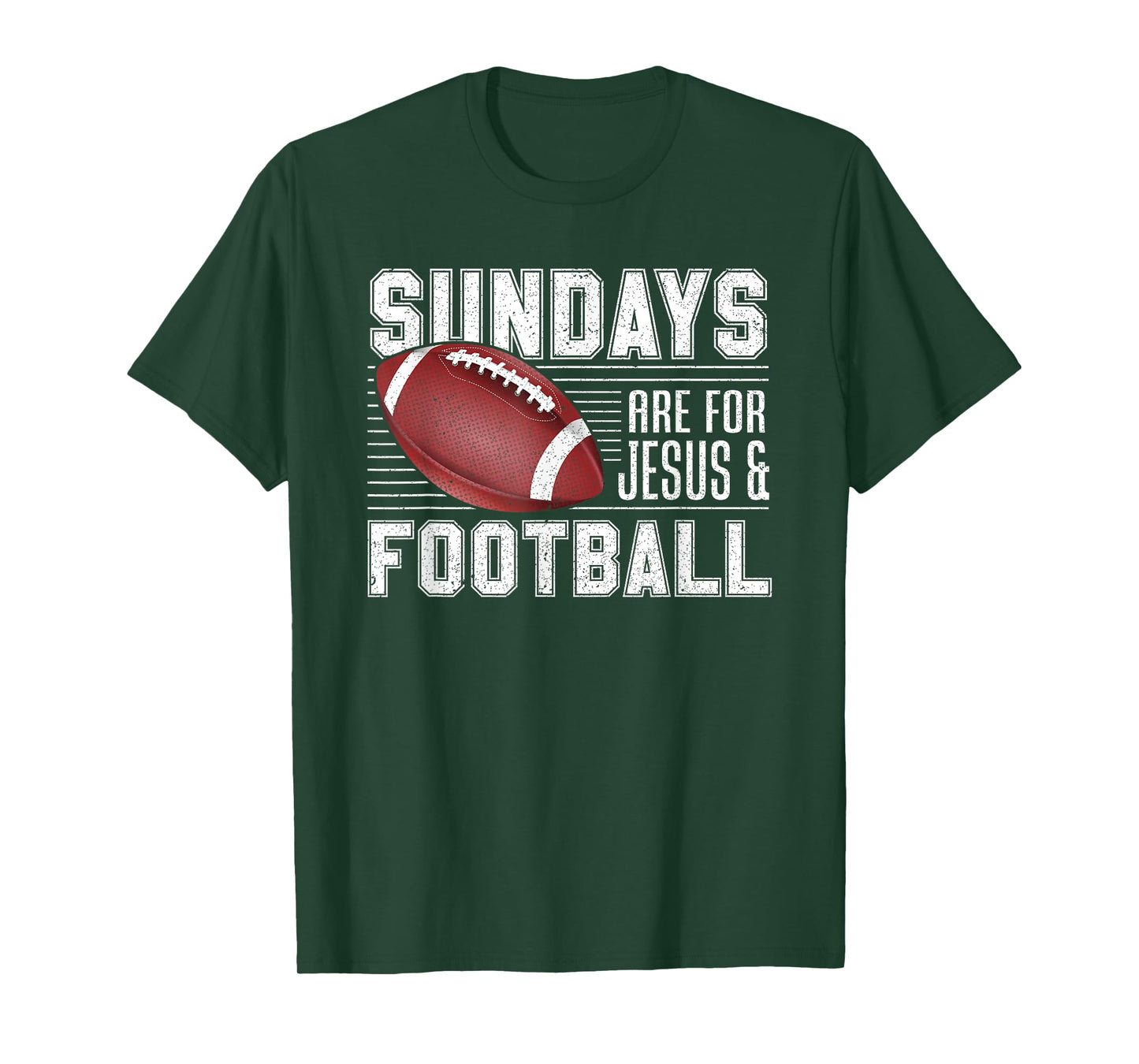 Sundays Are For Jesus & Football Draft Day Fantasy Football T-Shirt