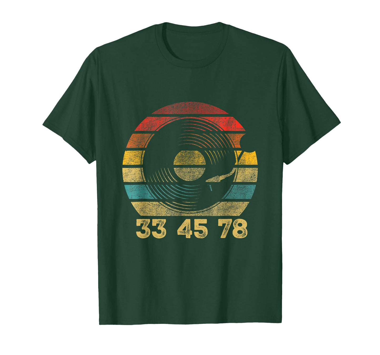 33 45 78 - Vinyl Records Music Lover Record Collector T-Shirt