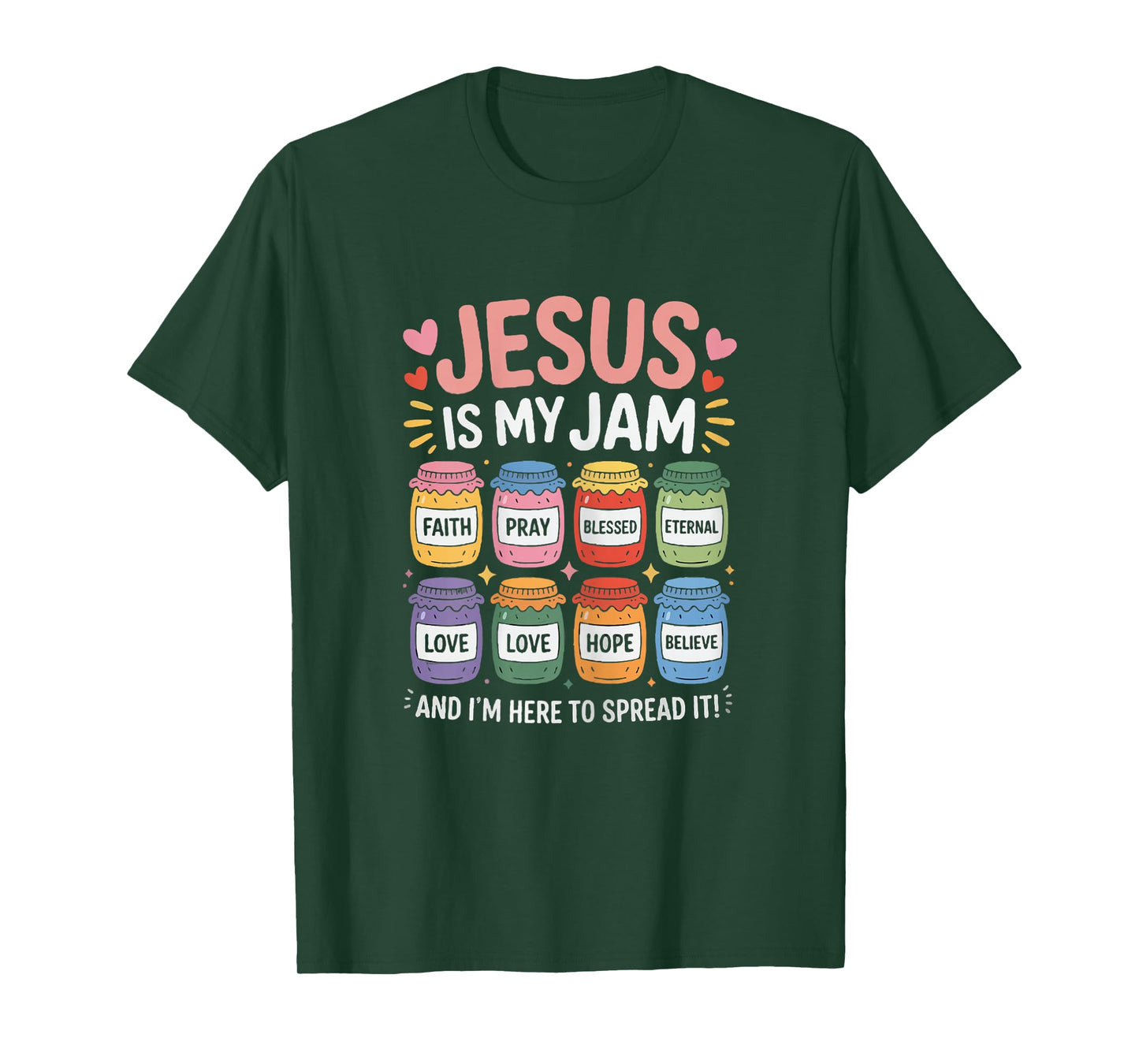 Jesus is My Jam for Christian,Funny Jesus Bible Verse Women T-Shirt