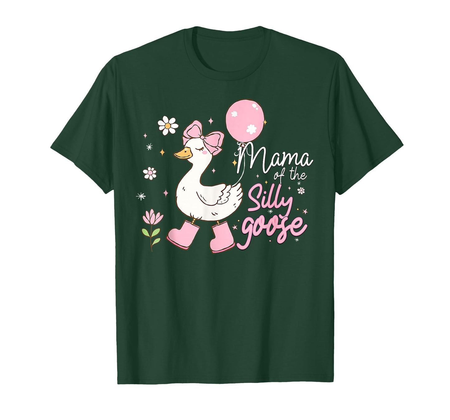 Mom of The Silly Goose Silly Goose Birthday Matching Family T-Shirt