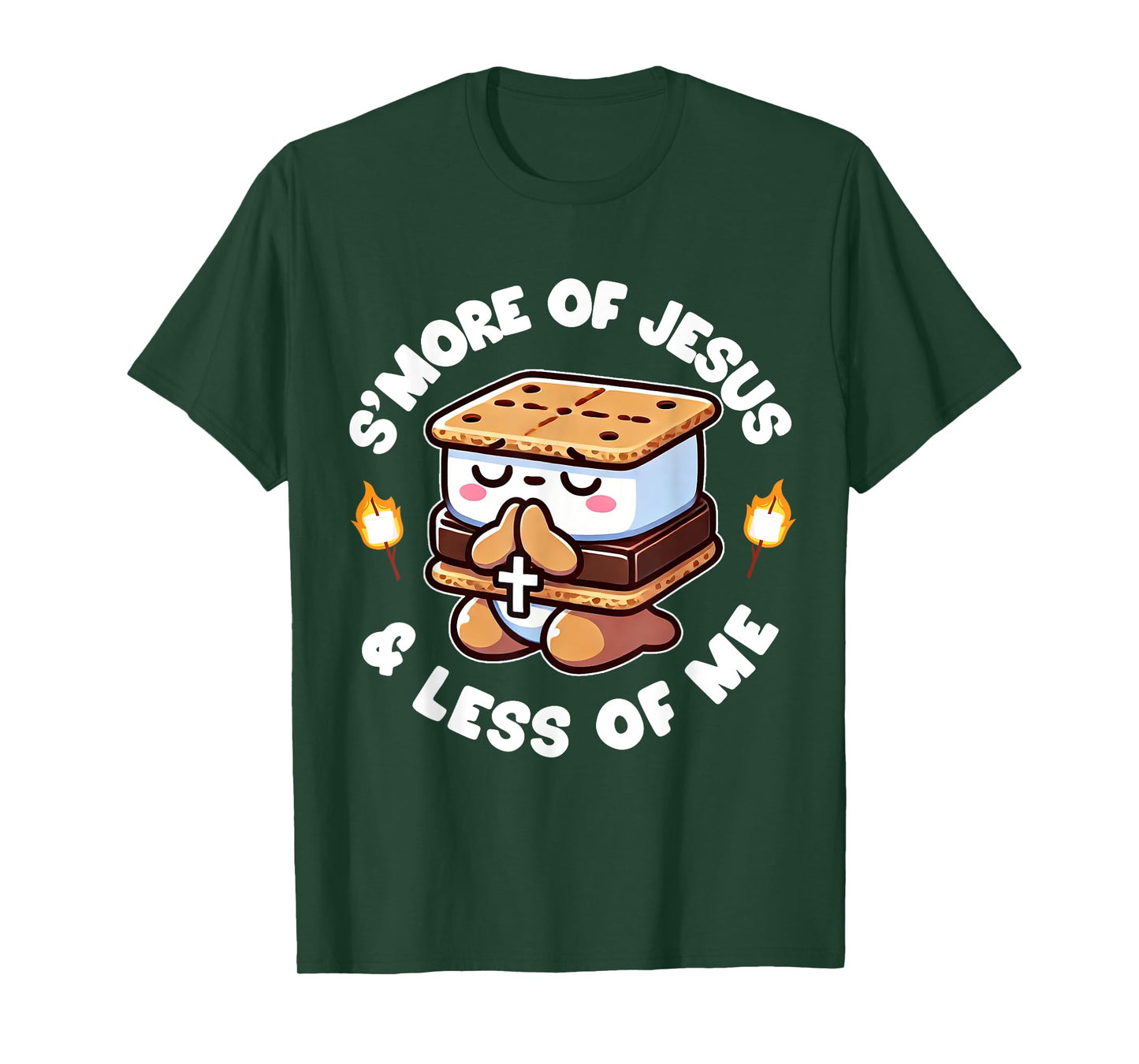 S'more of Jesus and Less of Me Funny Christian T-Shirt