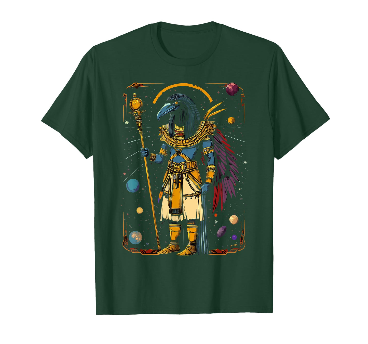 Thoth Egyptian God Egyptian Mythology Pyramid Ancient Egypt T-Shirt