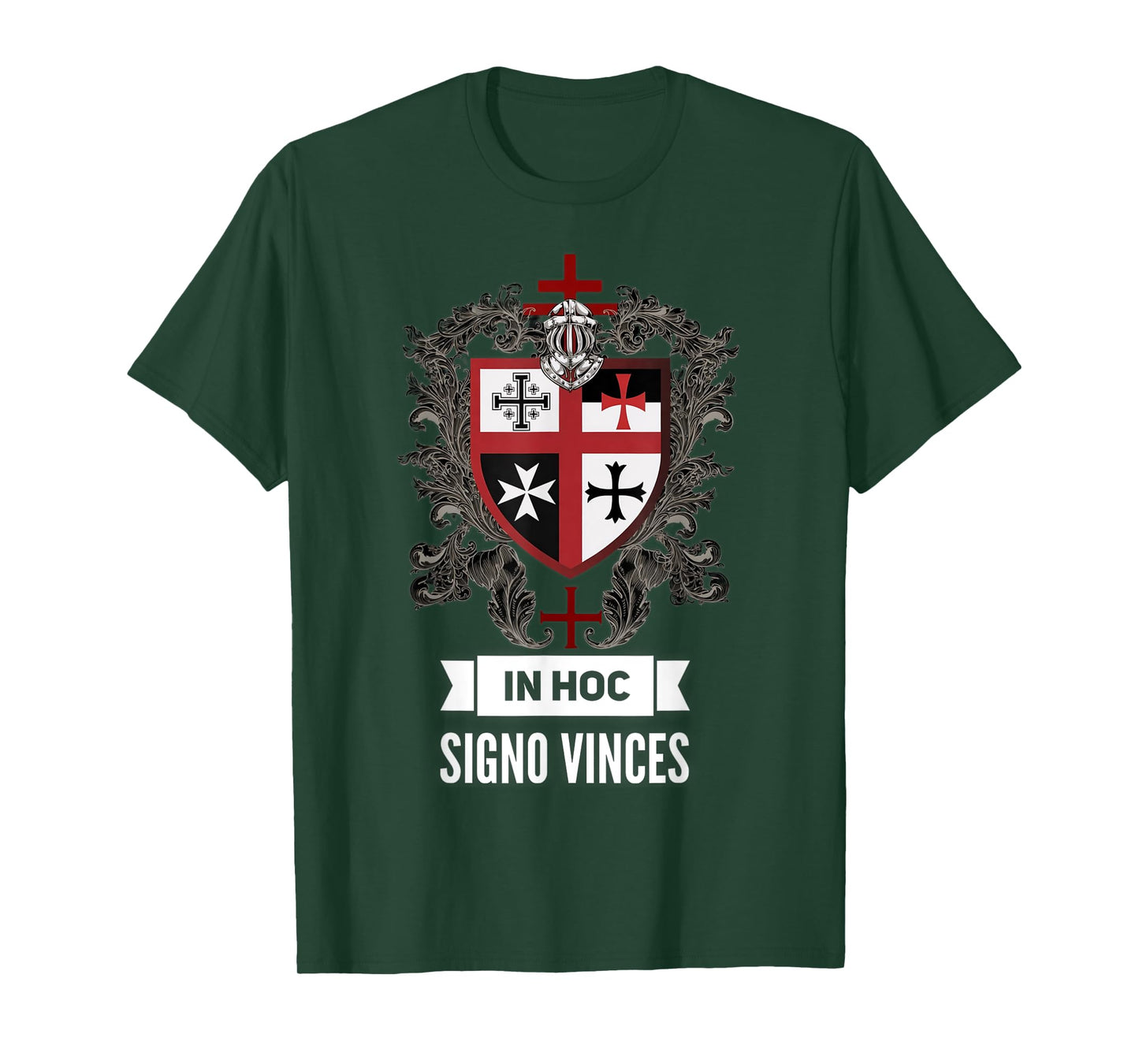 Catholic Knight Templar Crusader Cross Latin T-Shirt
