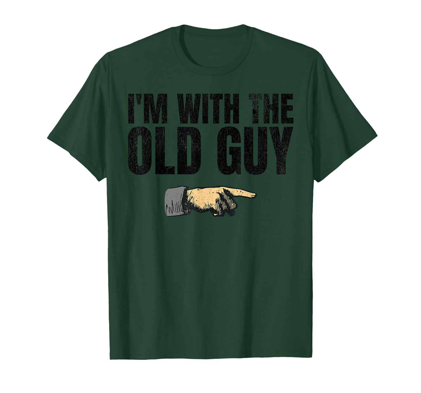 Retro I'm With The Old Guy Matching Old Yeller Funny 60s T-Shirt