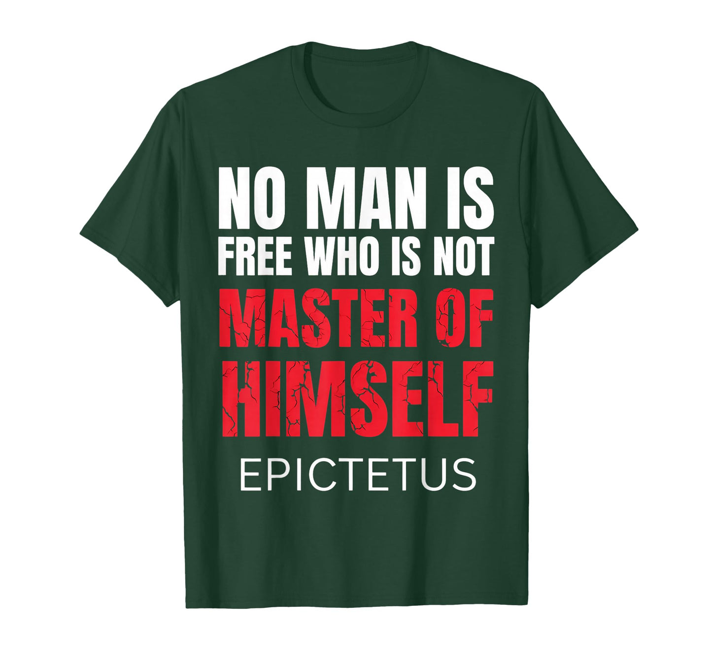 No Man Is Free Who Is Not Marcus Aurelius Stoicism Stoic T-Shirt