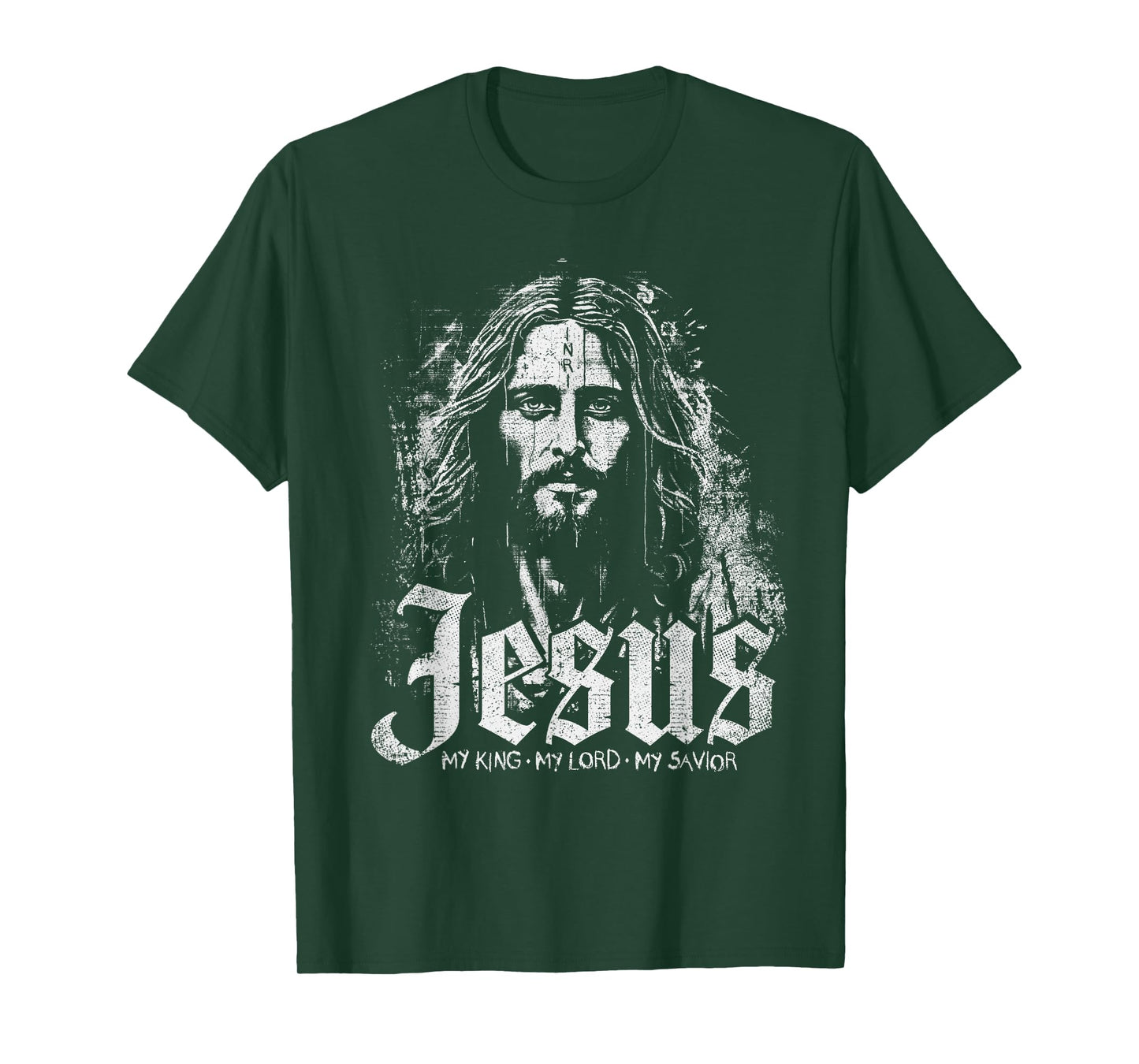 Jesus Christ My King My Lord My Savior Prayer Christian T-Shirt