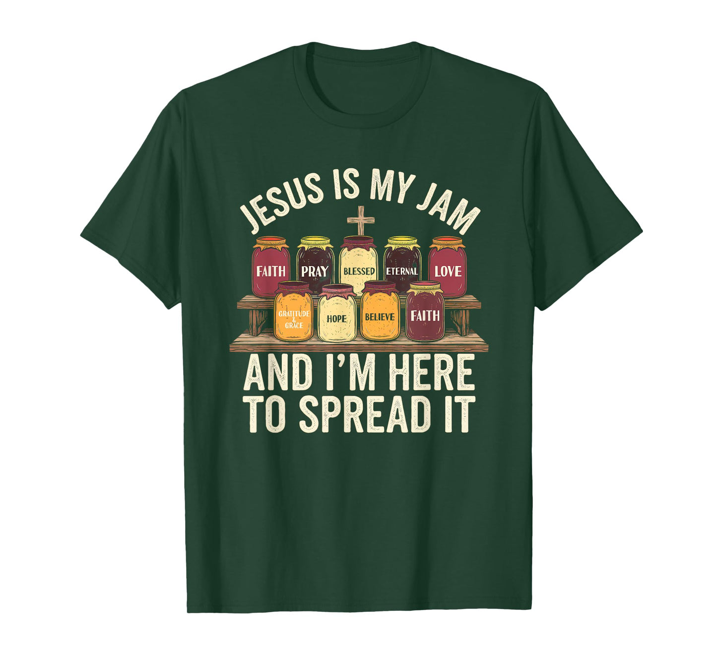 Jesus is My Jam Tshirt Men Women Christian Bible Verse T-Shirt