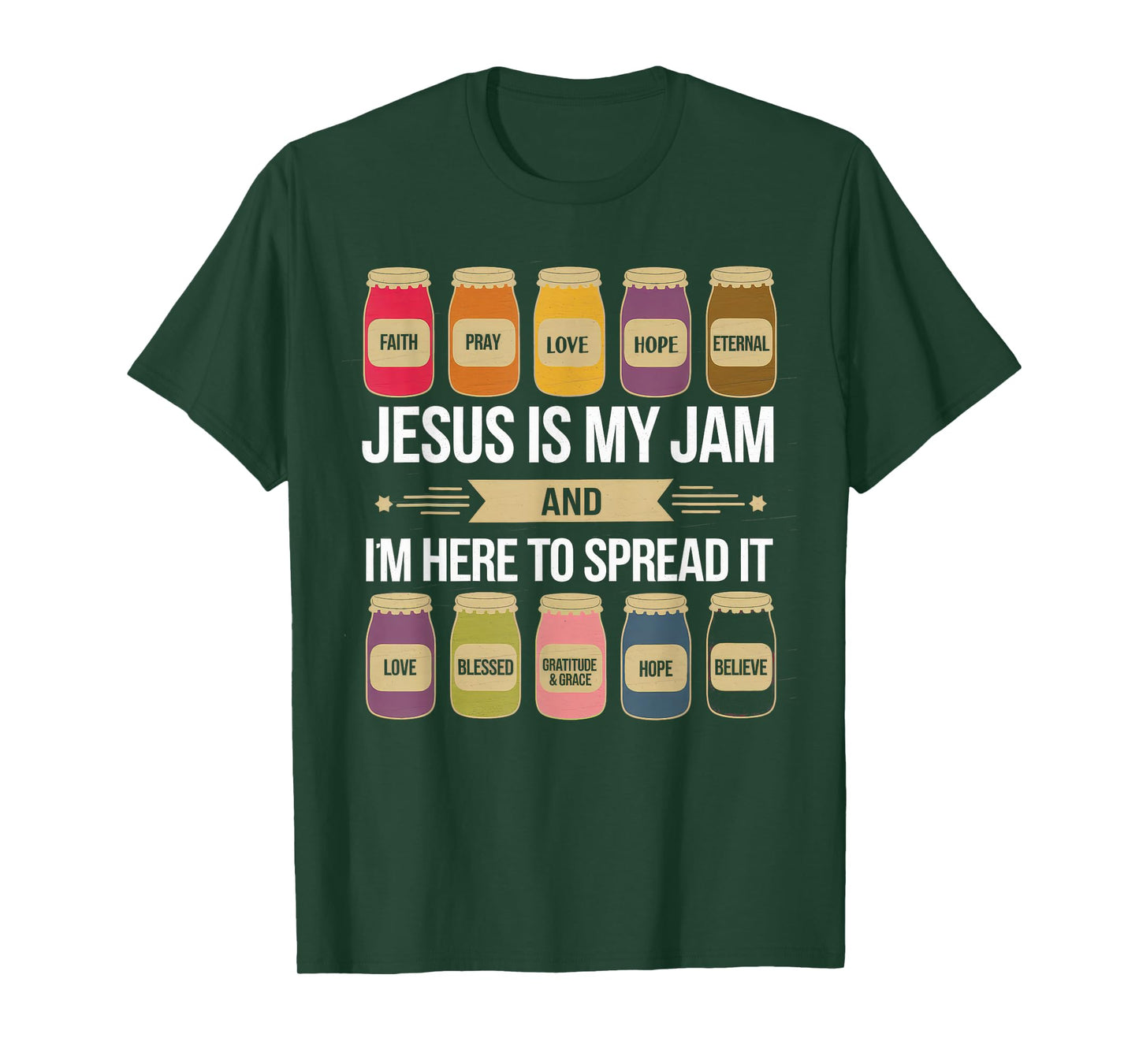Jesus is My Jam Tshirt Men Women Christian Bible Verse T-Shirt
