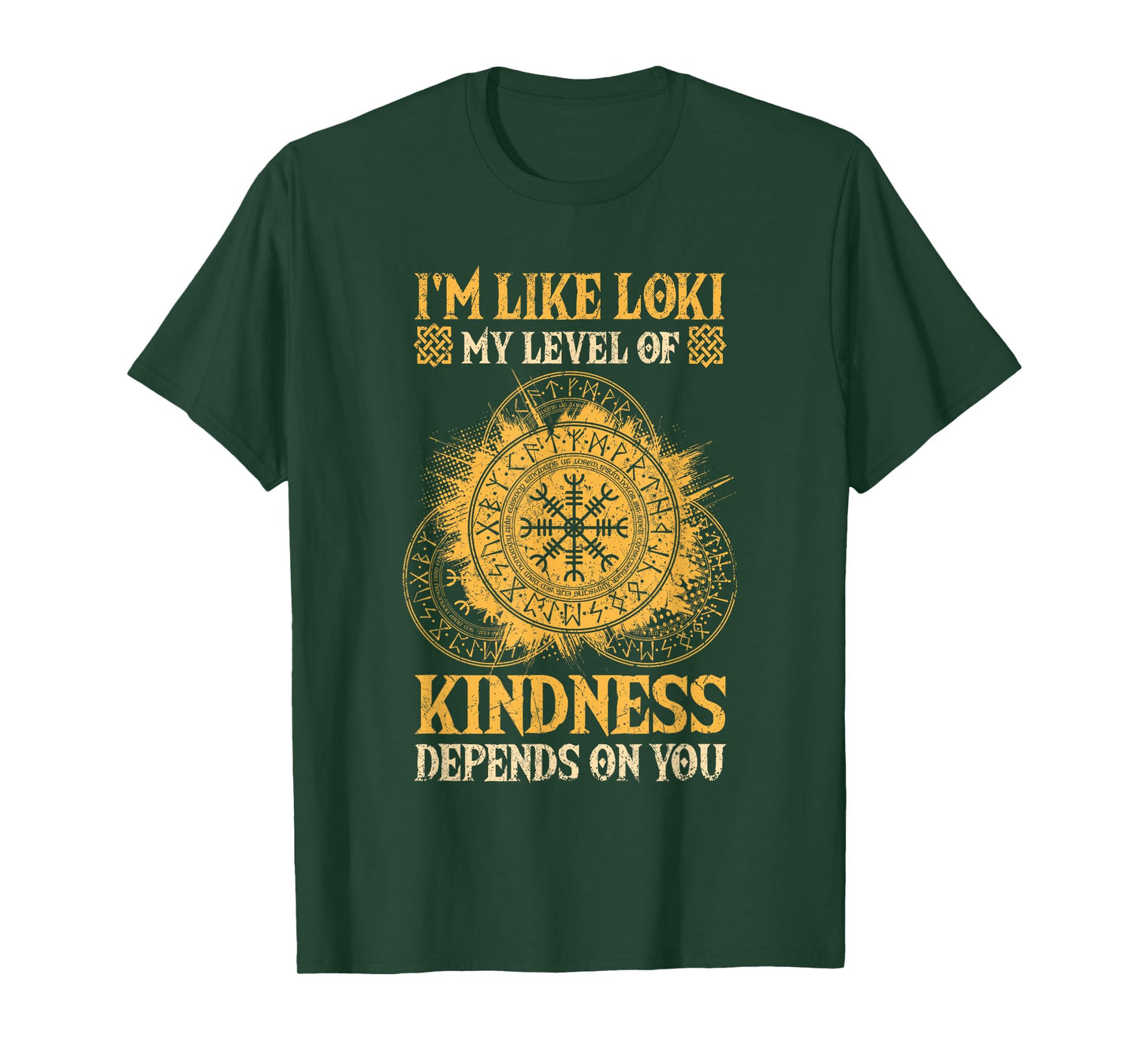 Loki God Norse Mythology Graphic Viking Loki T-Shirt, Small, Black