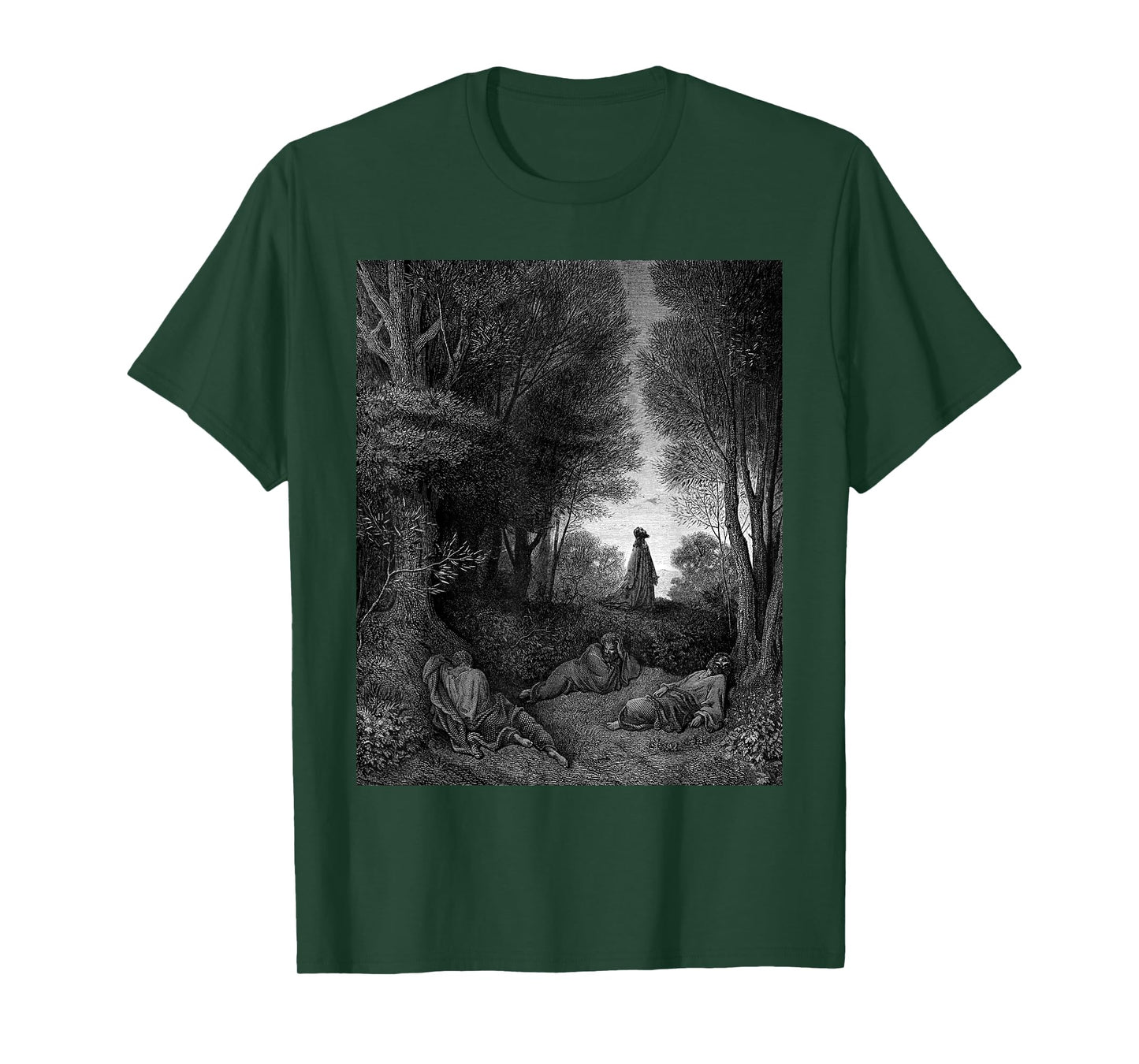 Jesus Praying in the Garden Gustave Dore Biblical Art T-Shirt