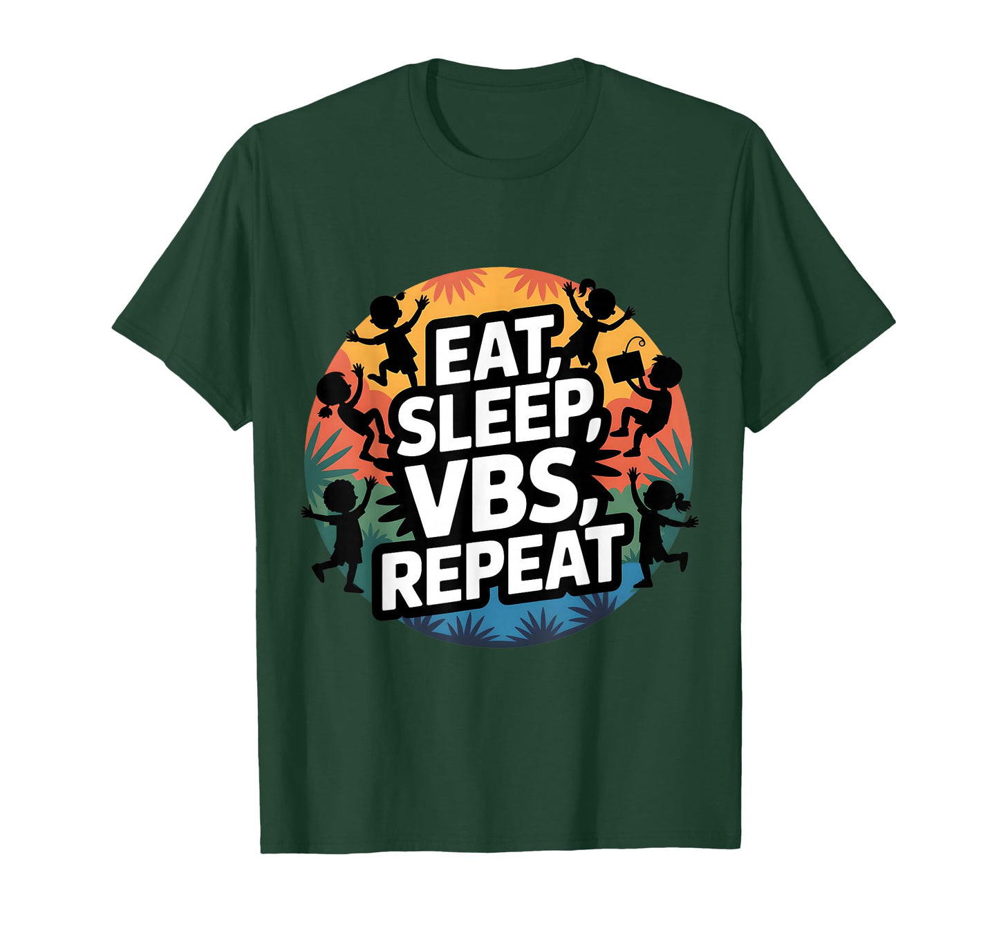 Eat Sleep VBS Repeat Vacation Bible School Design T-Shirt