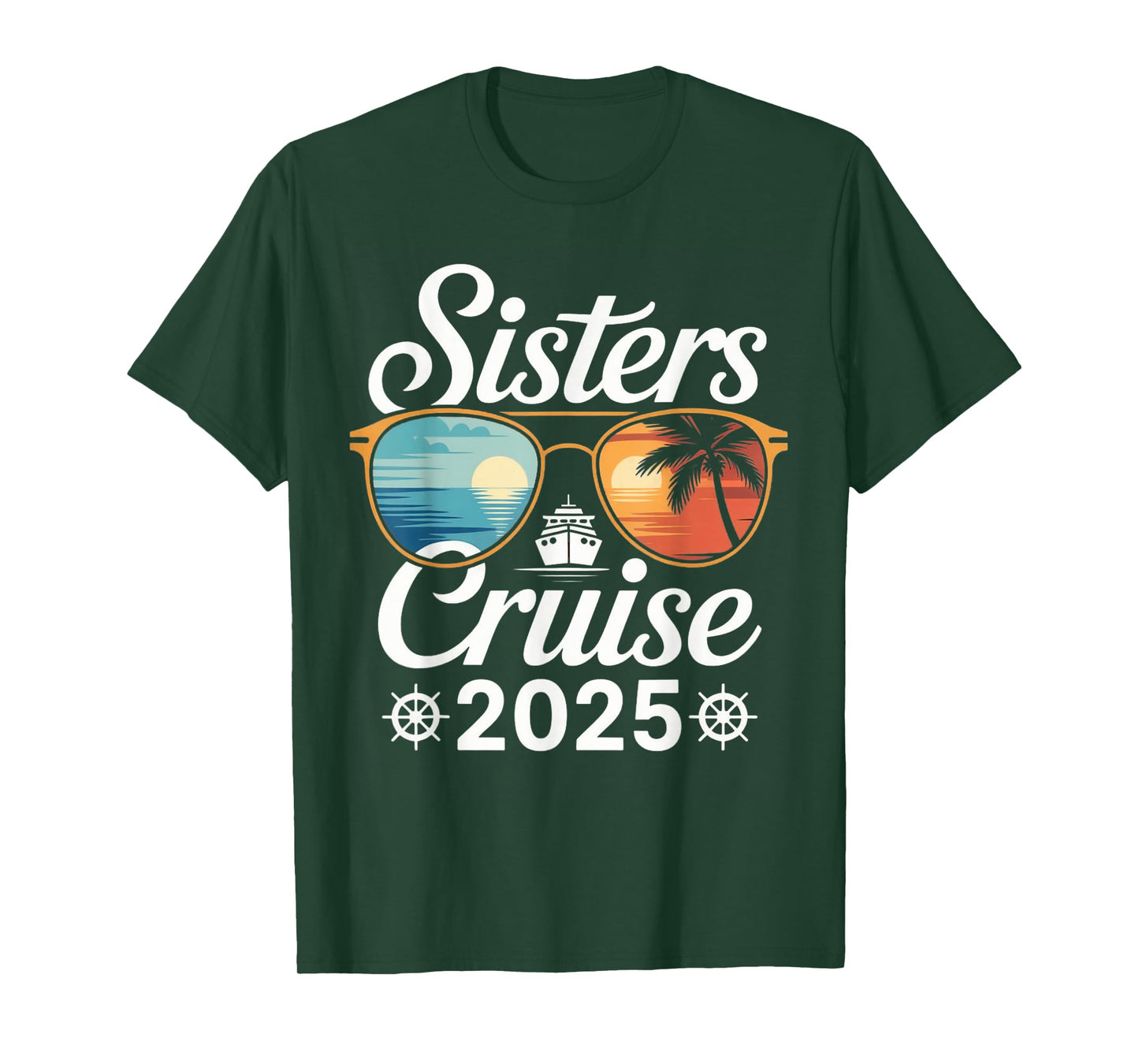 Sister's Cruise 2025 Women Sister Toddler Weekend Trip T-Shirt