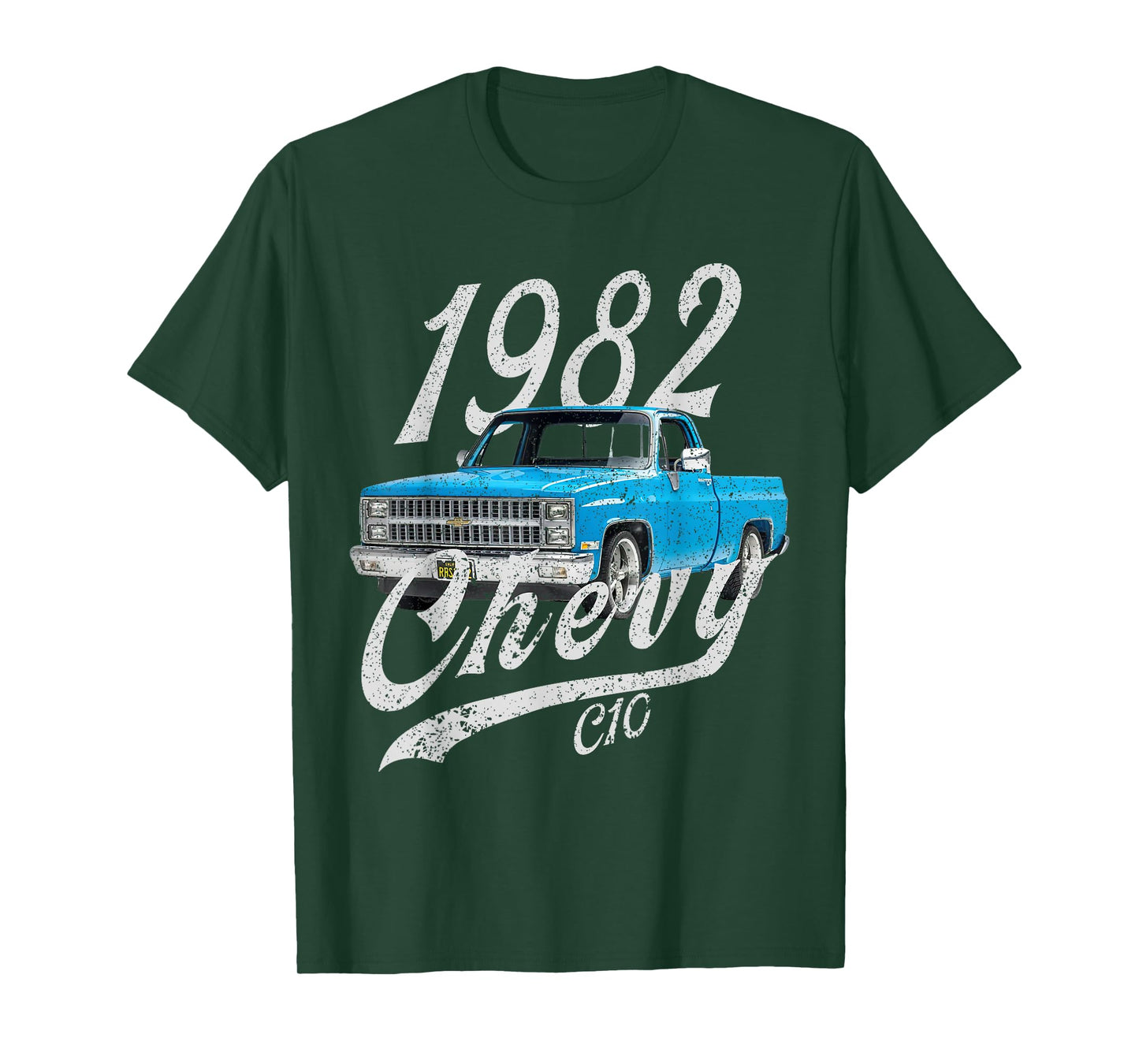 1982 chevys c10 pick up back of rear drawing T-Shirt
