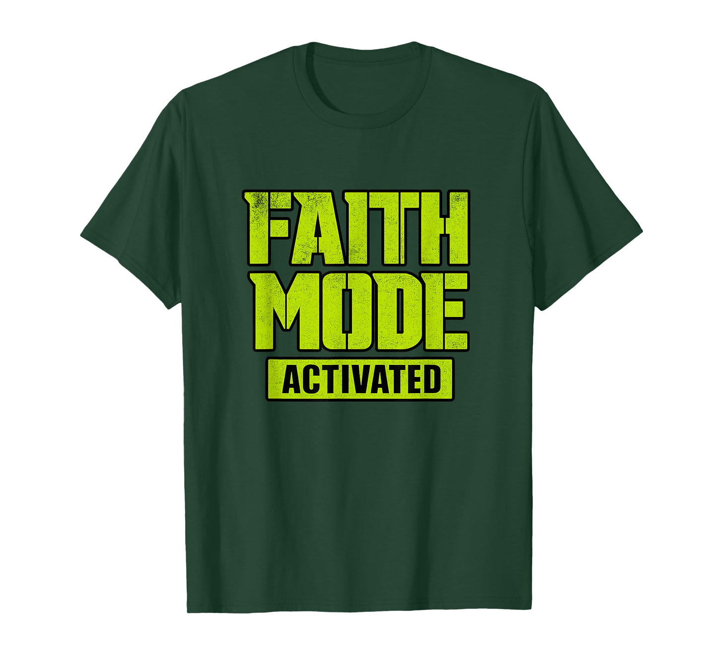 Faith Mode Activated | Funny Christian Gamer T-Shirt