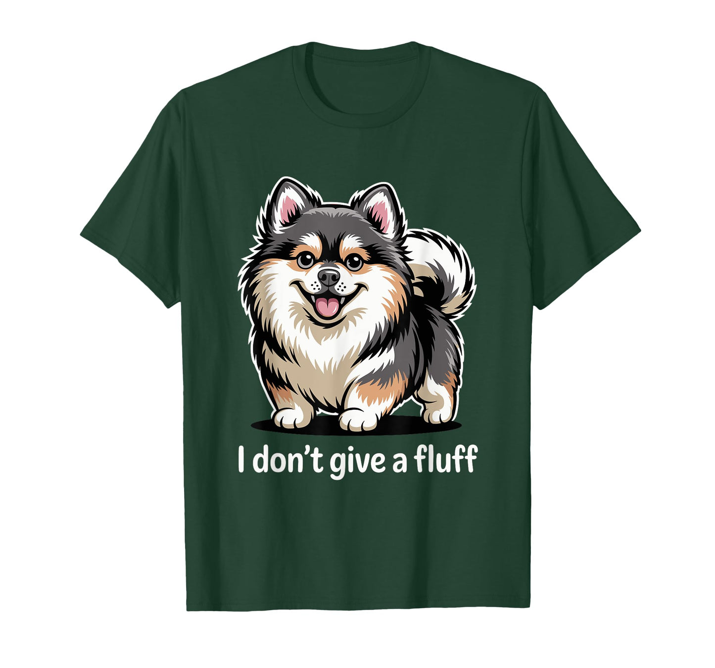 I Don’t Give A Fluff Funny Pomsky Dog Lovere Men Women Kids T-Shirt