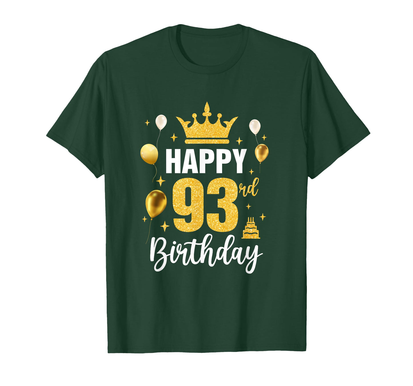 Happy 93Rd Birthday Idea For 93 Years Old Man And Woman T-Shirt
