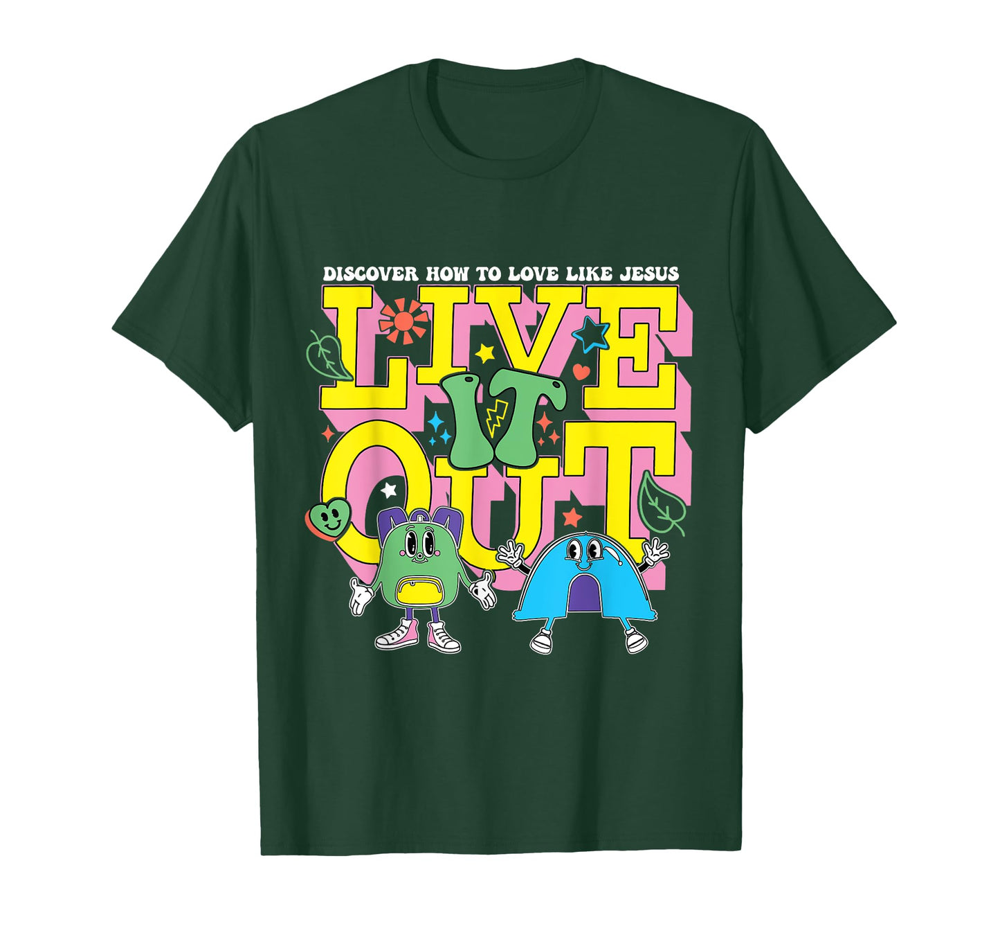 Live it Out How To Love Like Jesus VBS Summer Camp 2025 T-Shirt