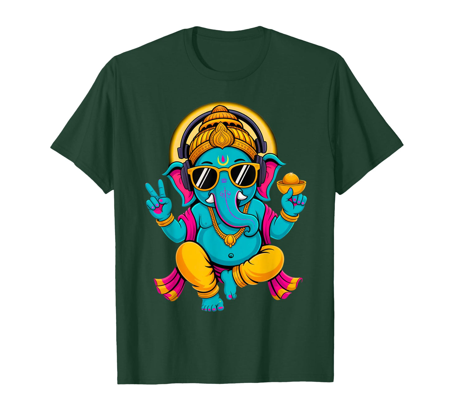 Hindu Ganesha Puja Meditation Yoga Murti Elephant God India T-Shirt