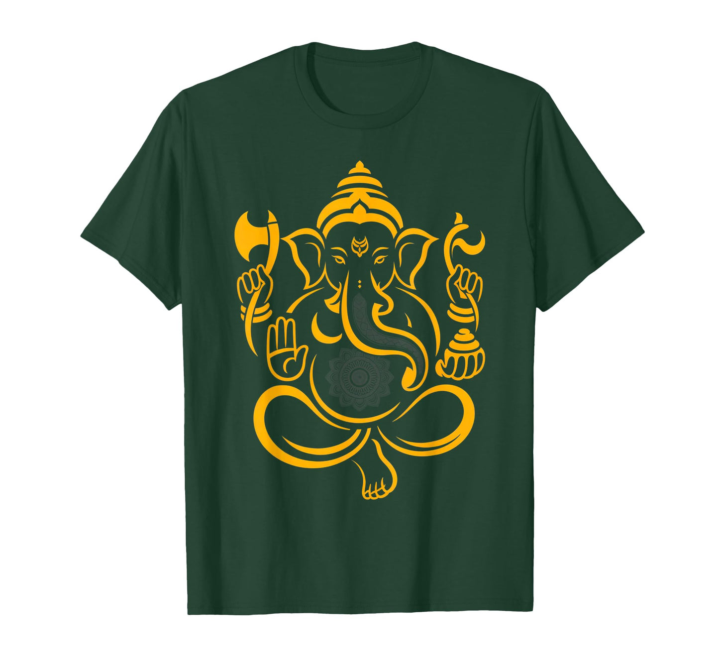 Hindu Ganesha Puja Elephant God India Meditation Yoga Murti T-Shirt
