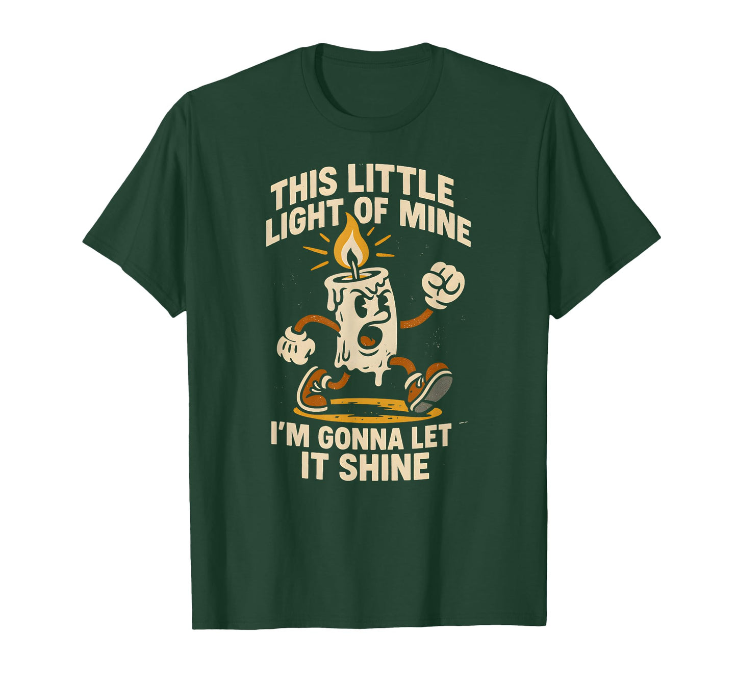 Little Light Let It Shine Fun Womens Christian Faith T-Shirt