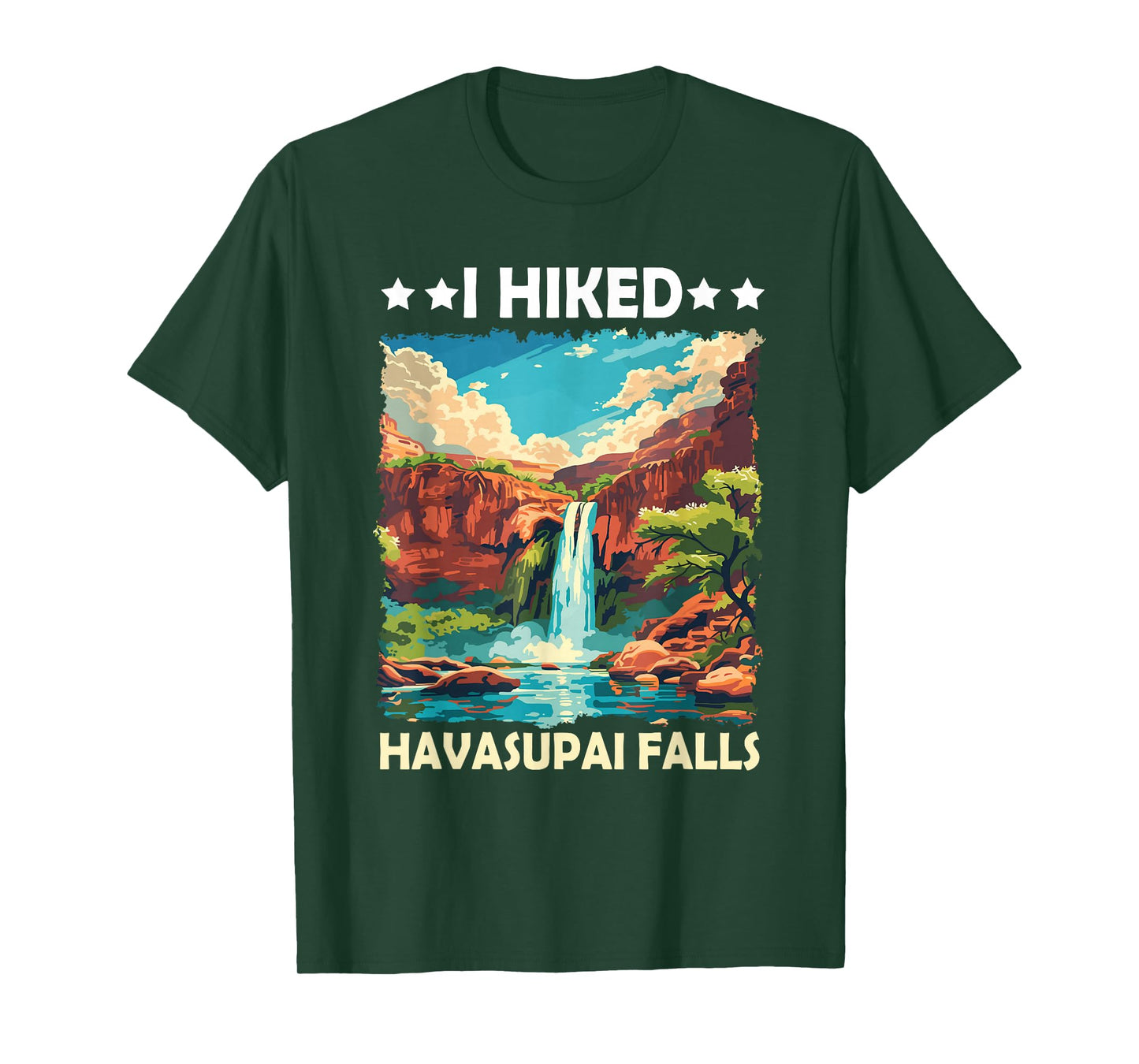 I Hiked Havasupai Falls Grand Canyon Hiking Camping T-Shirt