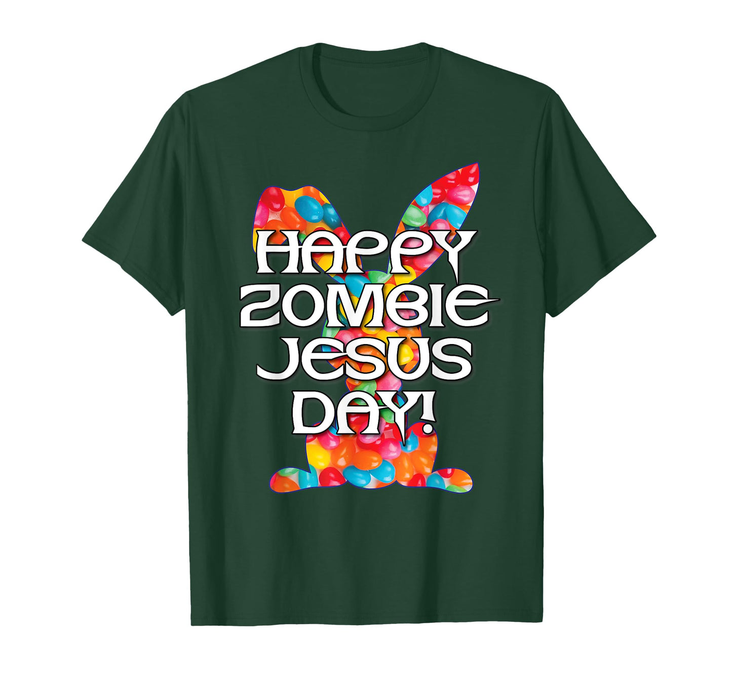Happy Zombie Jesus Day Easter Bunny T-Shirt