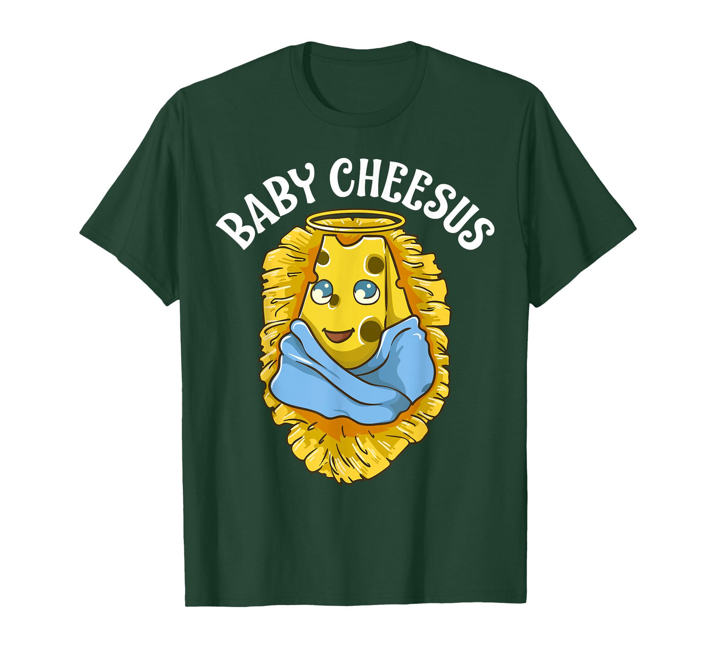 Baby Cheesus Christmas Christ Jesus Cheese Christian Meme T-Shirt