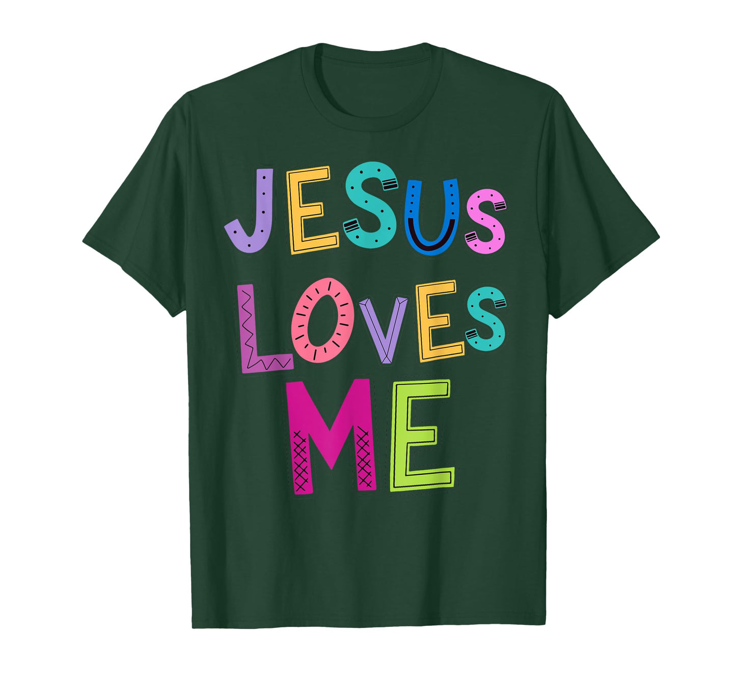 Jesus Loves Me Religious Christian Catholic Church Prayer T-Shirt