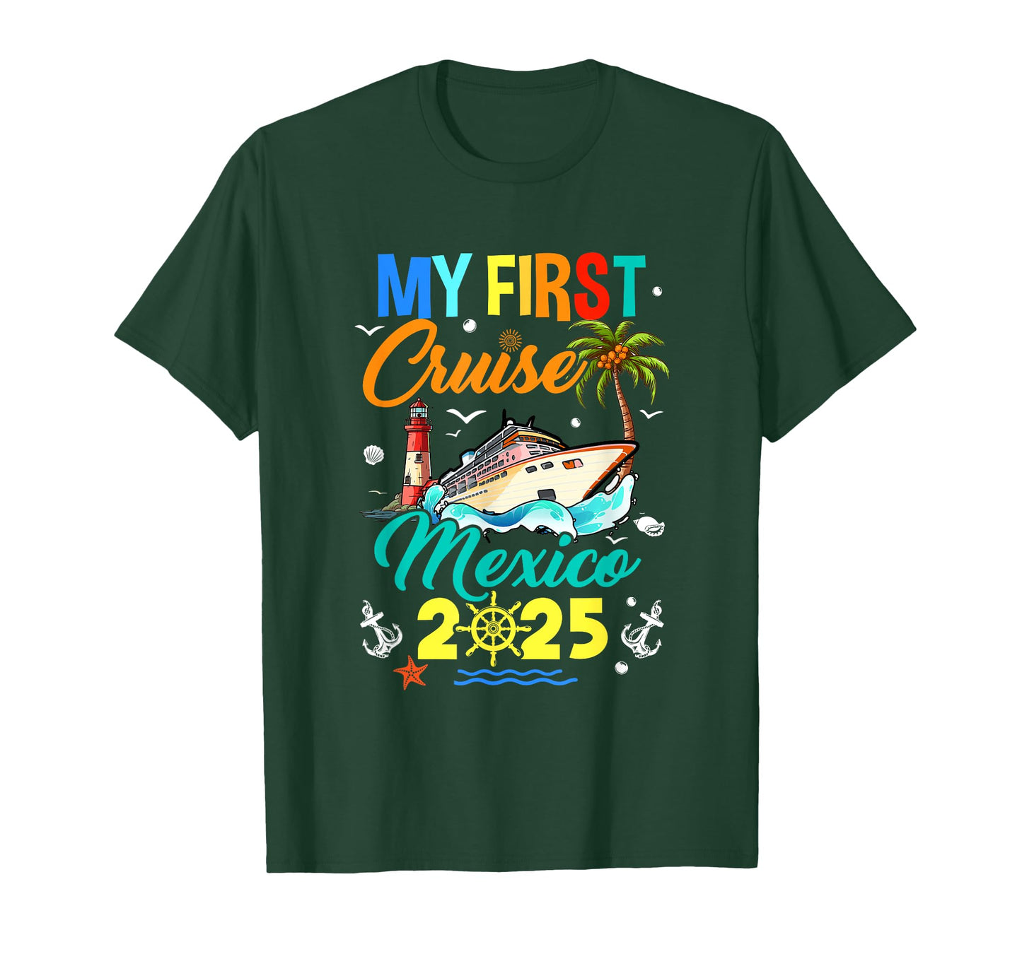 My First Cruise Mexico 2025 Family Matching Vacation Group T-Shirt