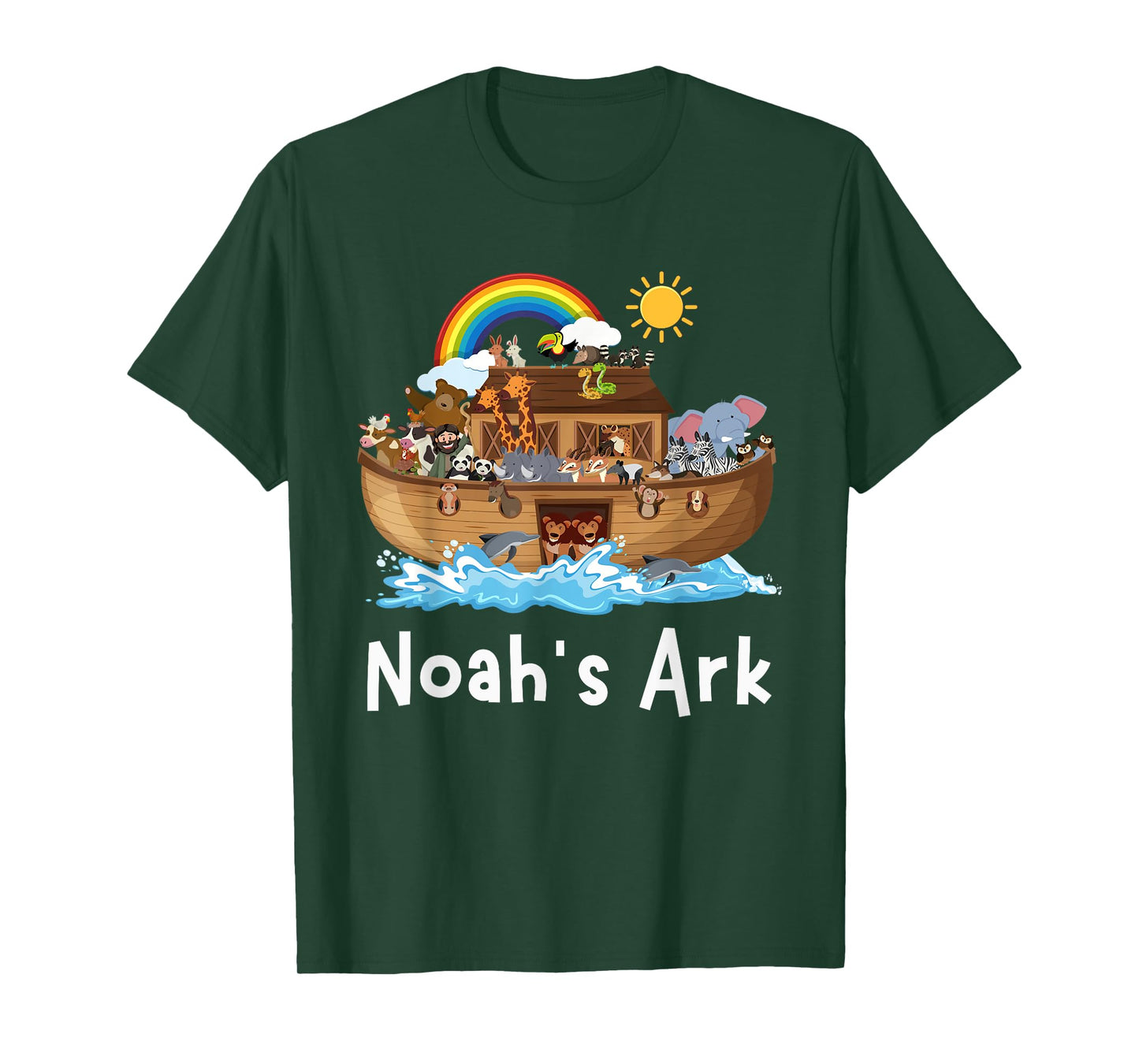Girls Christian Faith Noah's Ark Sunday School Boy Student T-Shirt
