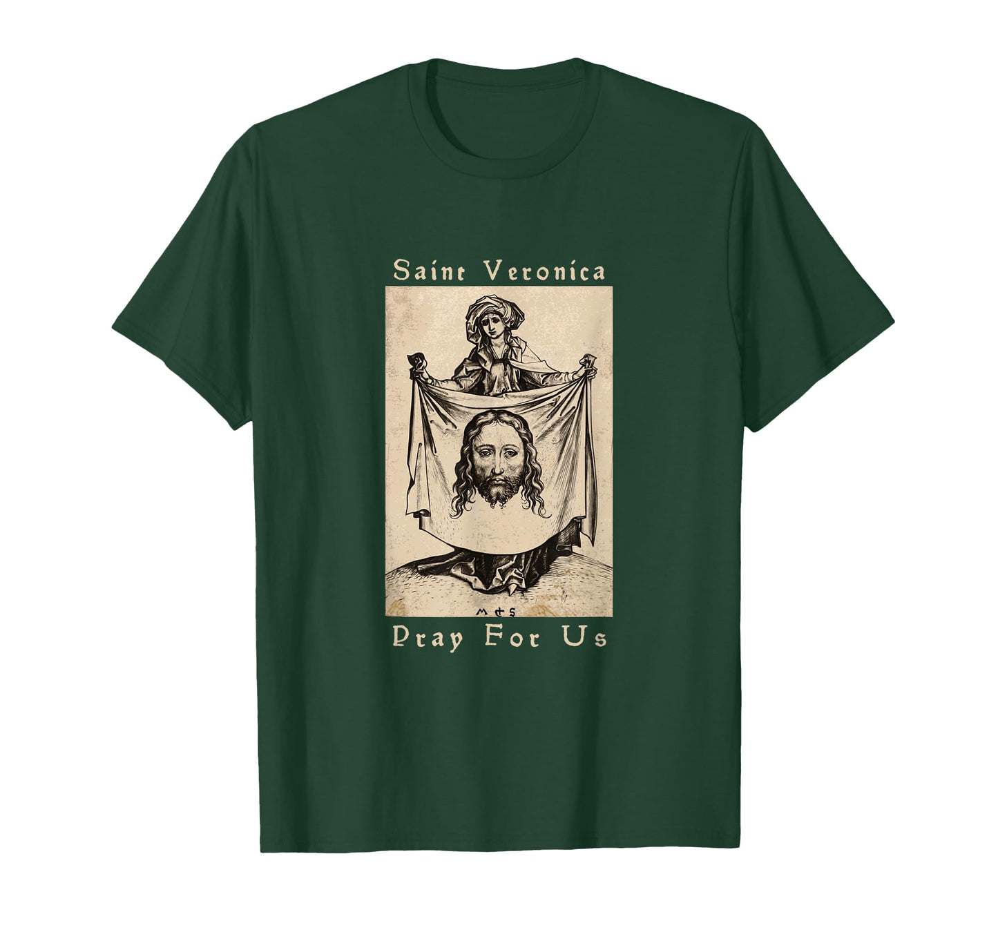 St Veronica Pray For Us Veil of Veronica T-Shirt