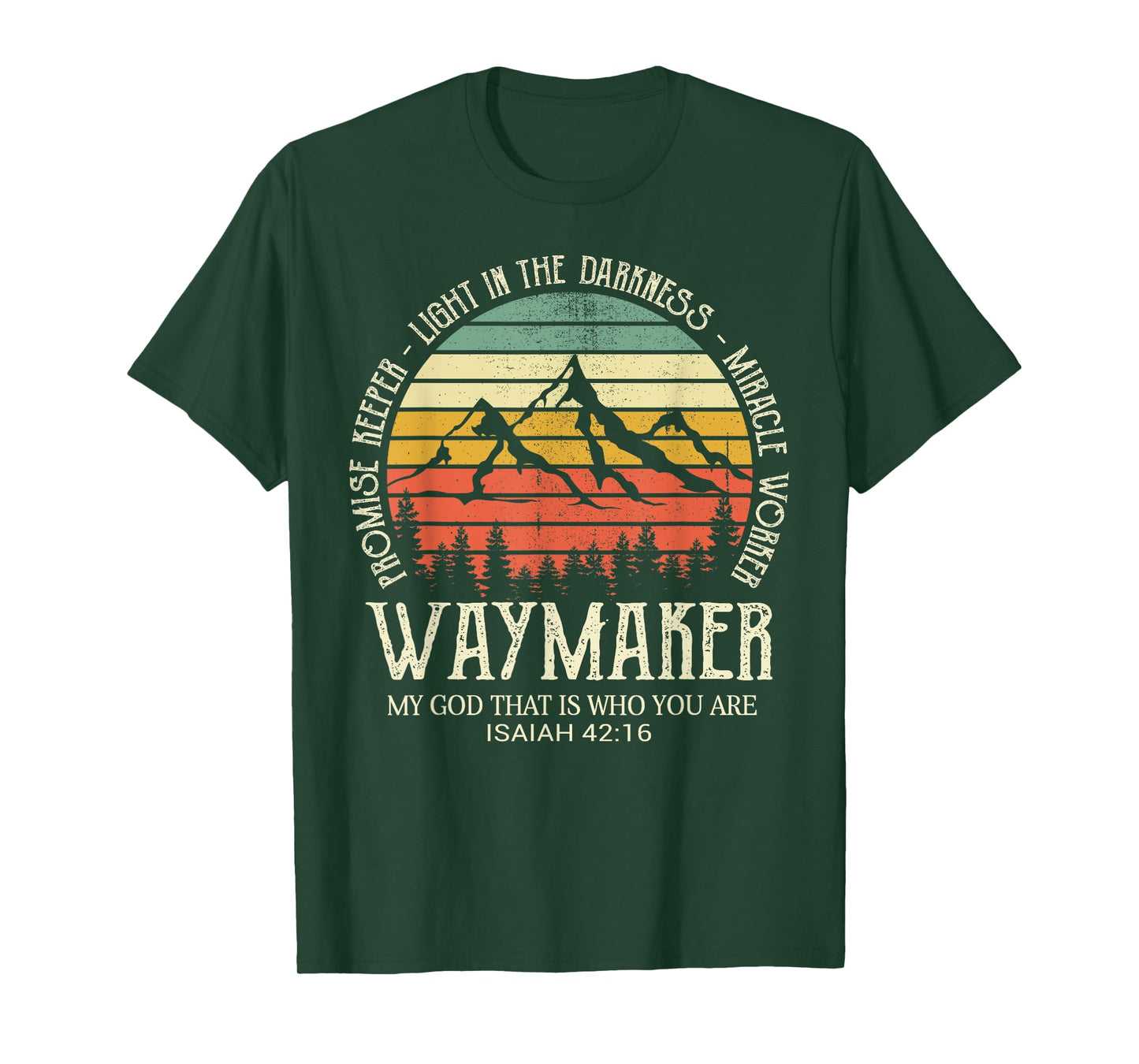 Way Maker My God Christians Bible Verse T-Shirt