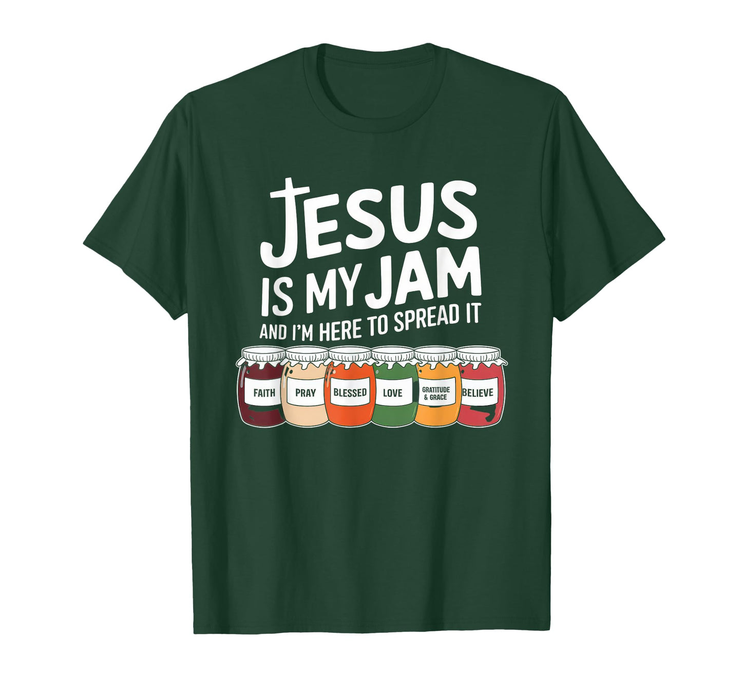 Jesus is My Jam Tshirt Men Women Christian Bible Verse T-Shirt